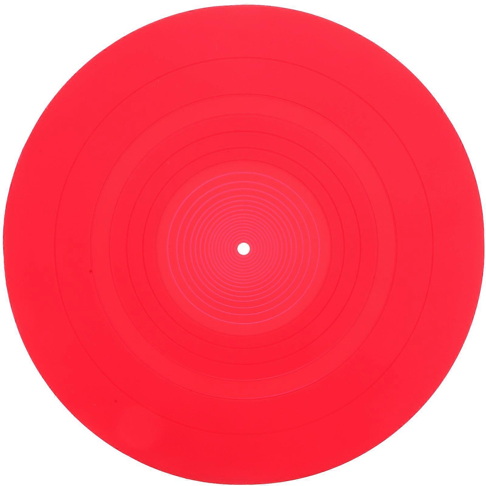 Silicone Turntable Mat for Vinyl Records Static Free Cushion for Stable Playback and Record Protection