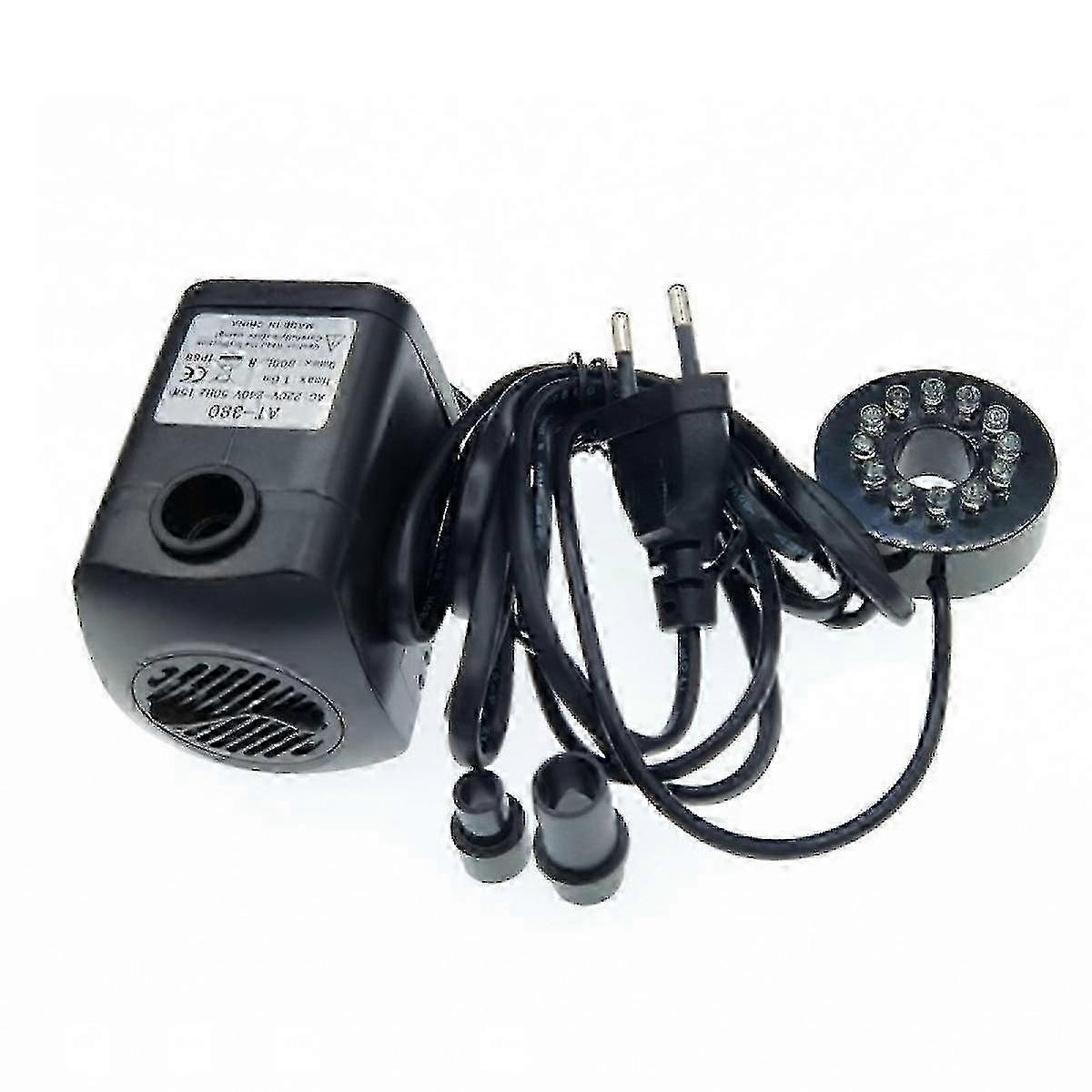 Submersible Water Feature Pump With Color Changing LED Lights For Aquariums And Ponds SZRH A-K