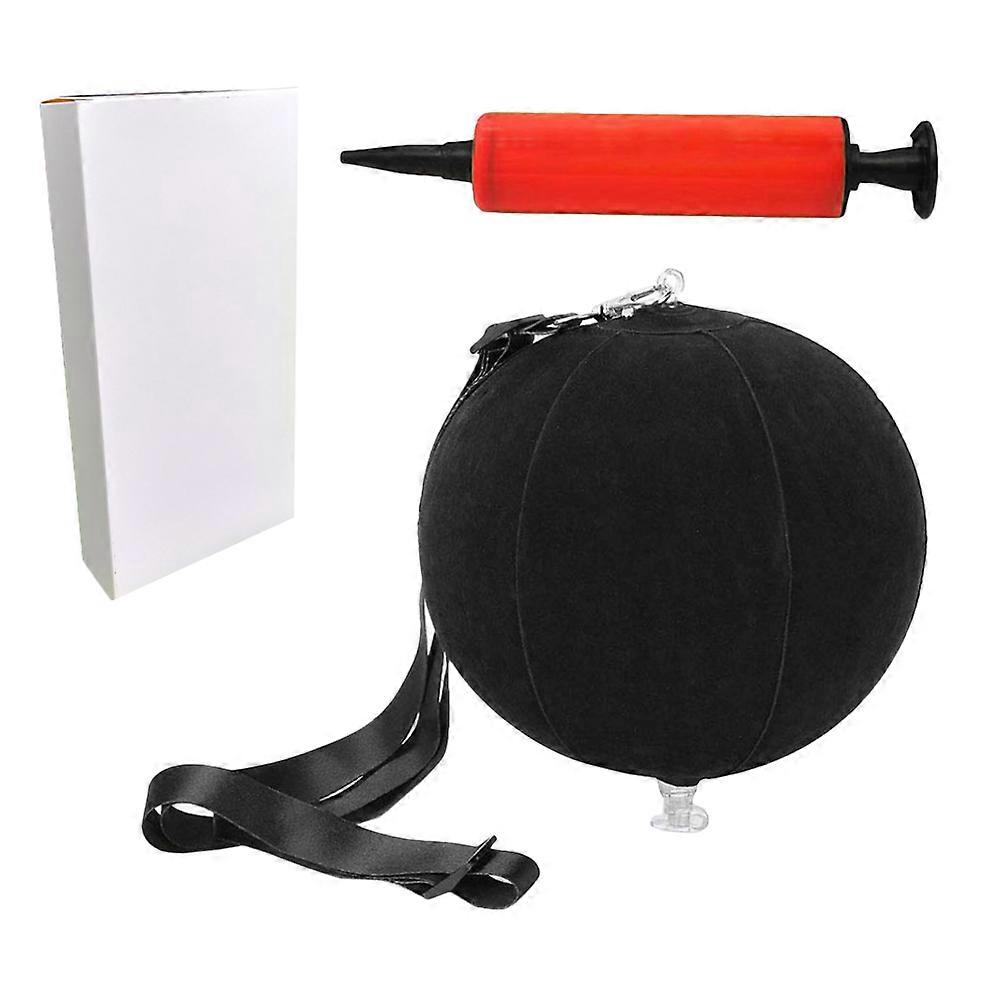 Golfers Swing Correcting Tool Inflatable Ball Golf Lovers Posture Correction Cube Shape Nylon Webbing 1 Set