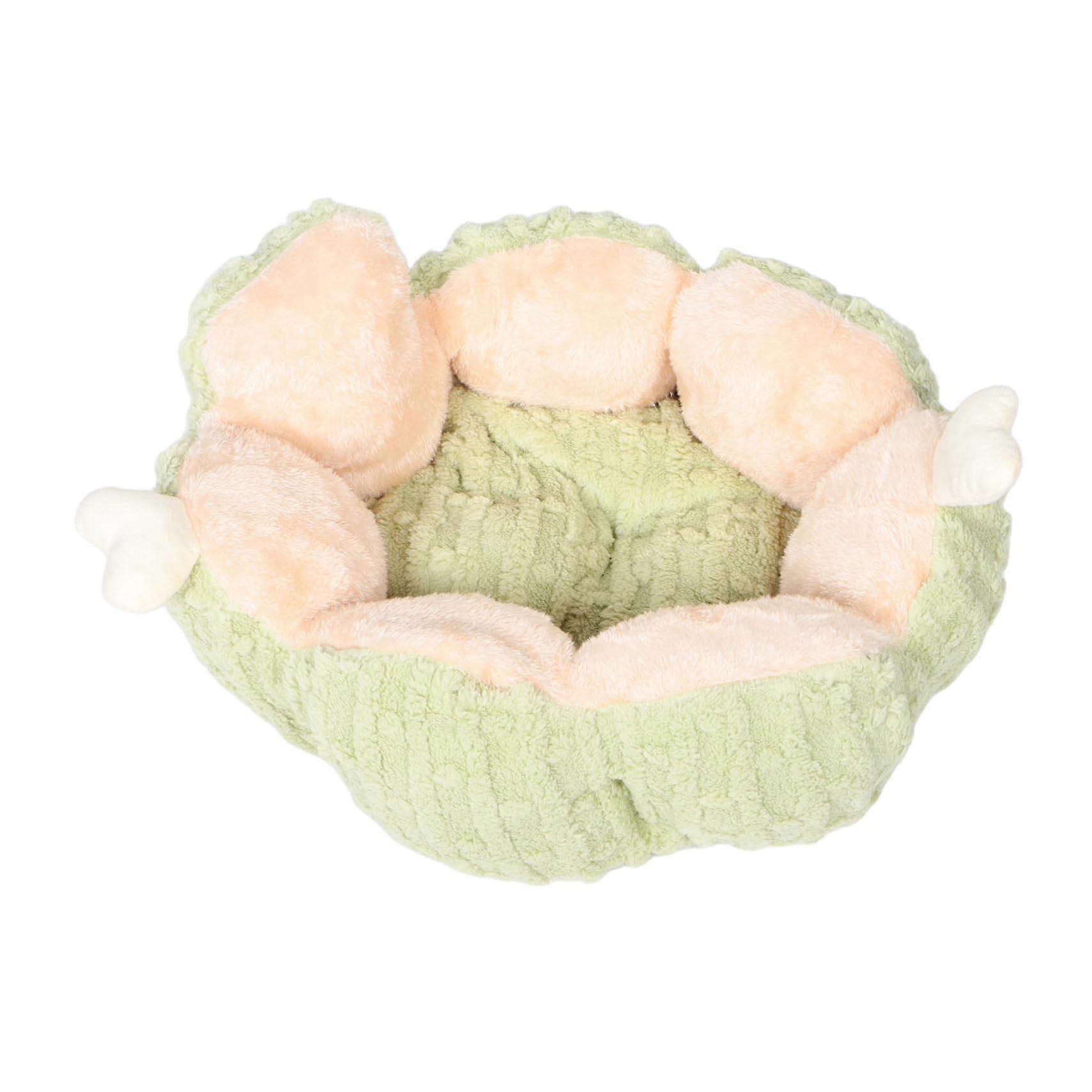Cactus Cat Bed Washable Pet Bed for Cats with Cute Cactus Design and NonSlip Bottom, MultiFunctional for Comfortable Sleep