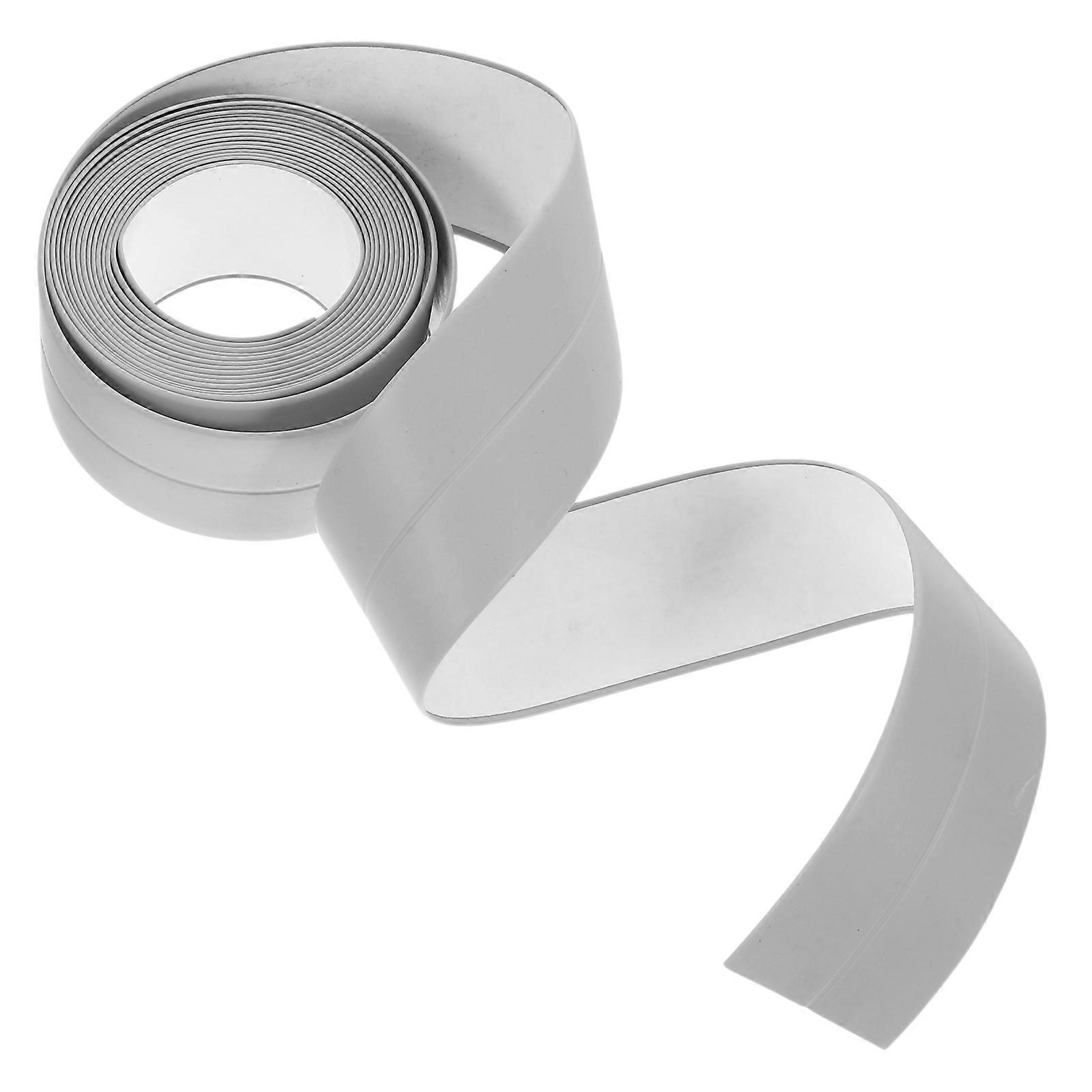 Bathroom Caulk Strip Water Resistant Bathtub Caulking Sealing Tape Property Managers Grey 320.00X3.80X0.10CM 1 Roll