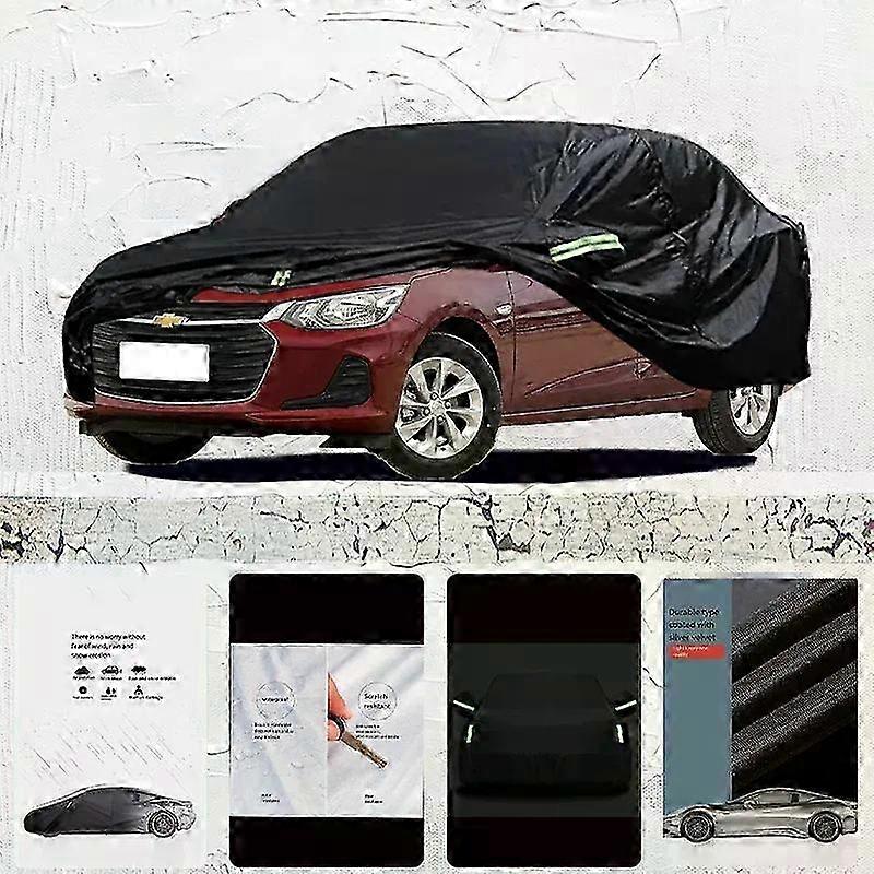 Suitable for a Car Anti-UV Sun Shade Rain Snow Resistant Dustproof Black Cover Umbrella Full