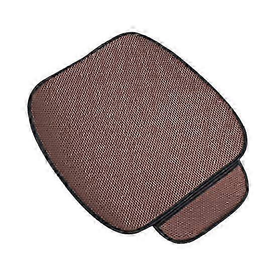 Ice Silk Car Seat Pad - Soft, Breathable & Sweat-Absorbent Non-Slip Design for Universal Fit - Easy Installation Car Cushion