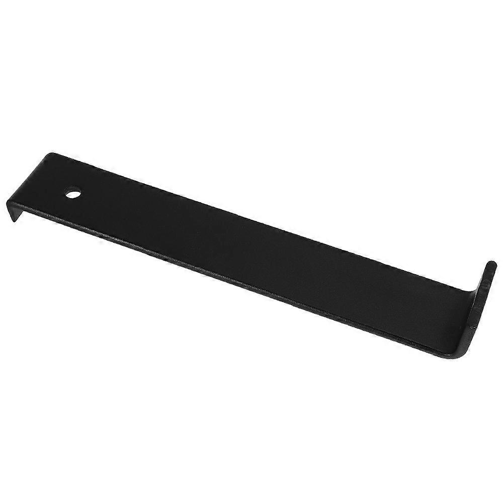 Black Steel Pull Bar for Flooring Installation 33cm Practical Tool for Home or Professional Use