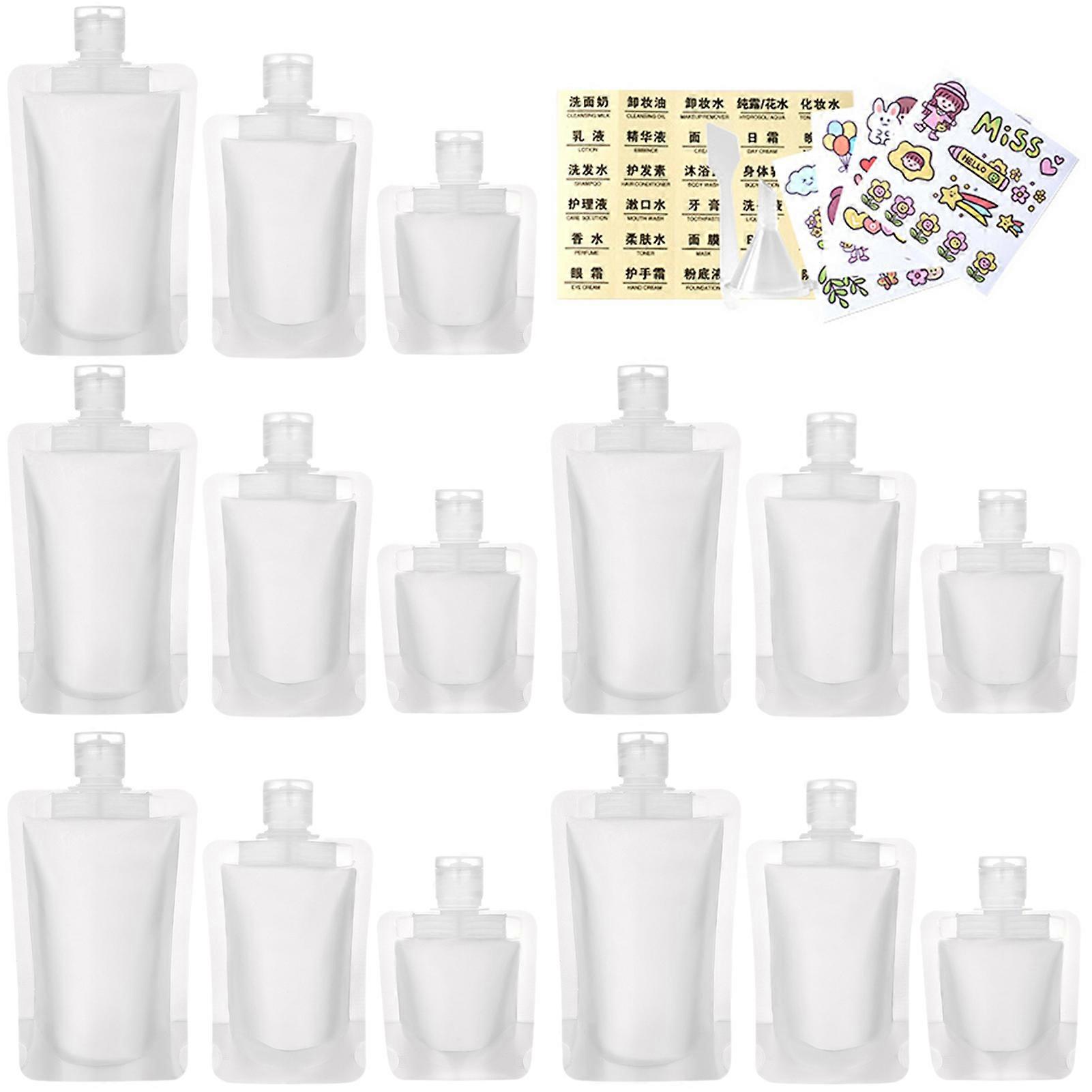 Travel Containers For Toiletries Refillable Travel Accessories for Lotion Soaps Liquids