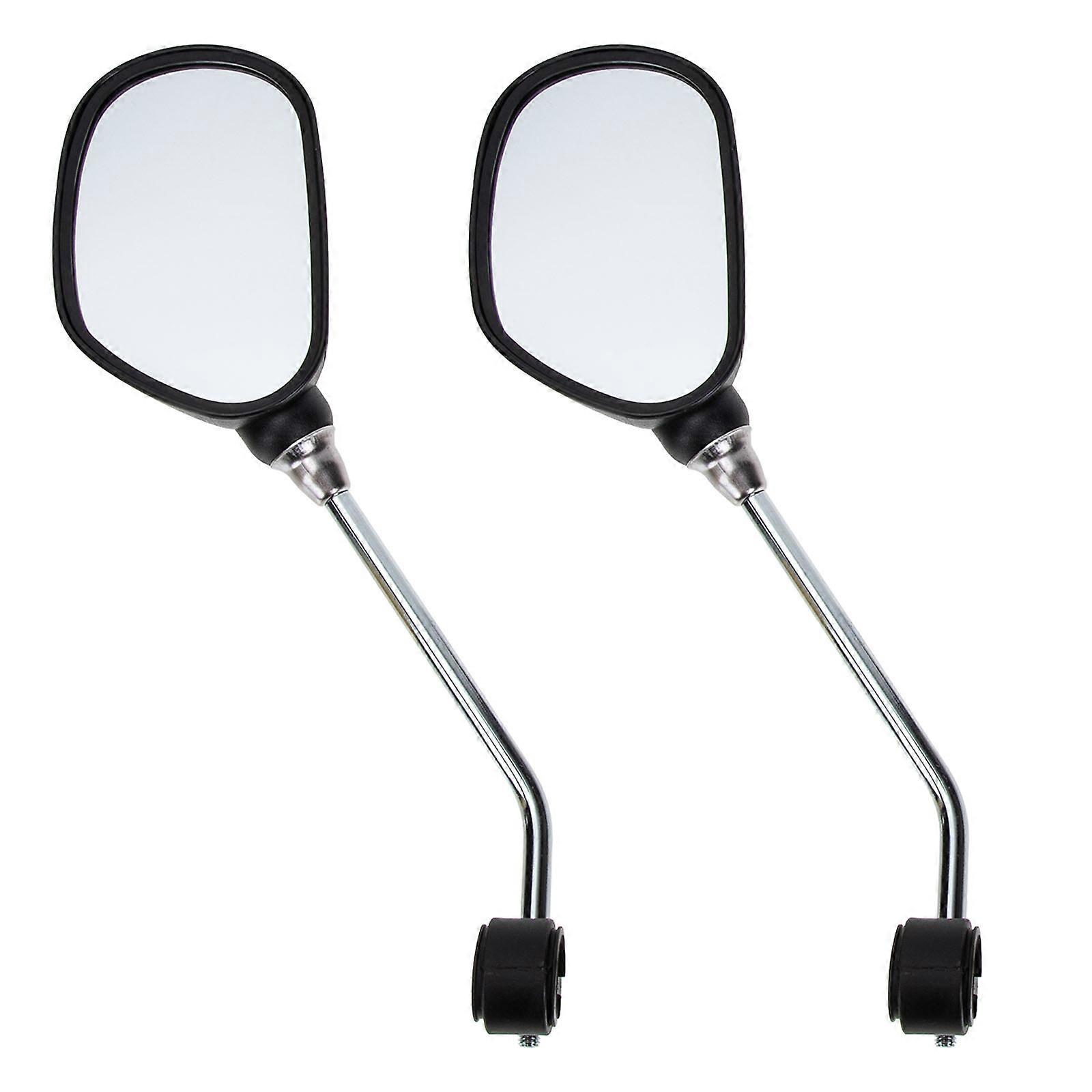 Cycle Mirrors For Electric Bikes Safe Handlebar Rearview Mirror ABS Material 28x8cm 1 Pair