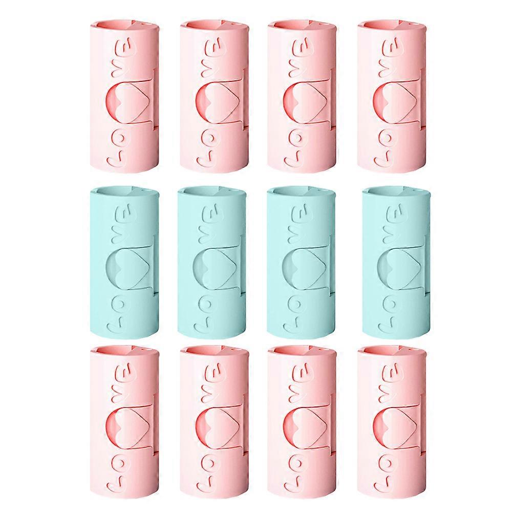 12pcs Bed Fixing Clips, Large Quilt Grippers for Mattress Pads, Sofa Mats, Food Bags & Storage – Smooth Surface, Assorted Colors