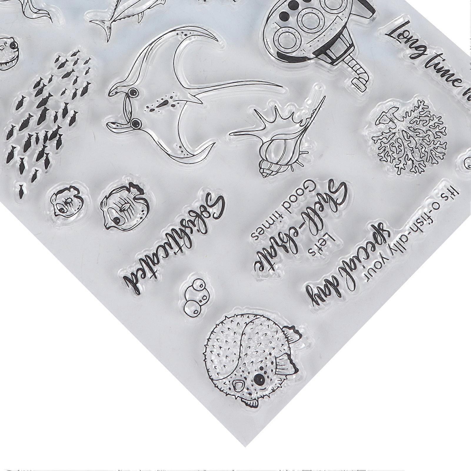 Clear Stamps TPR Practical Card Making Tool Portable Cutting Mould for Photo Albums DIY Gifts