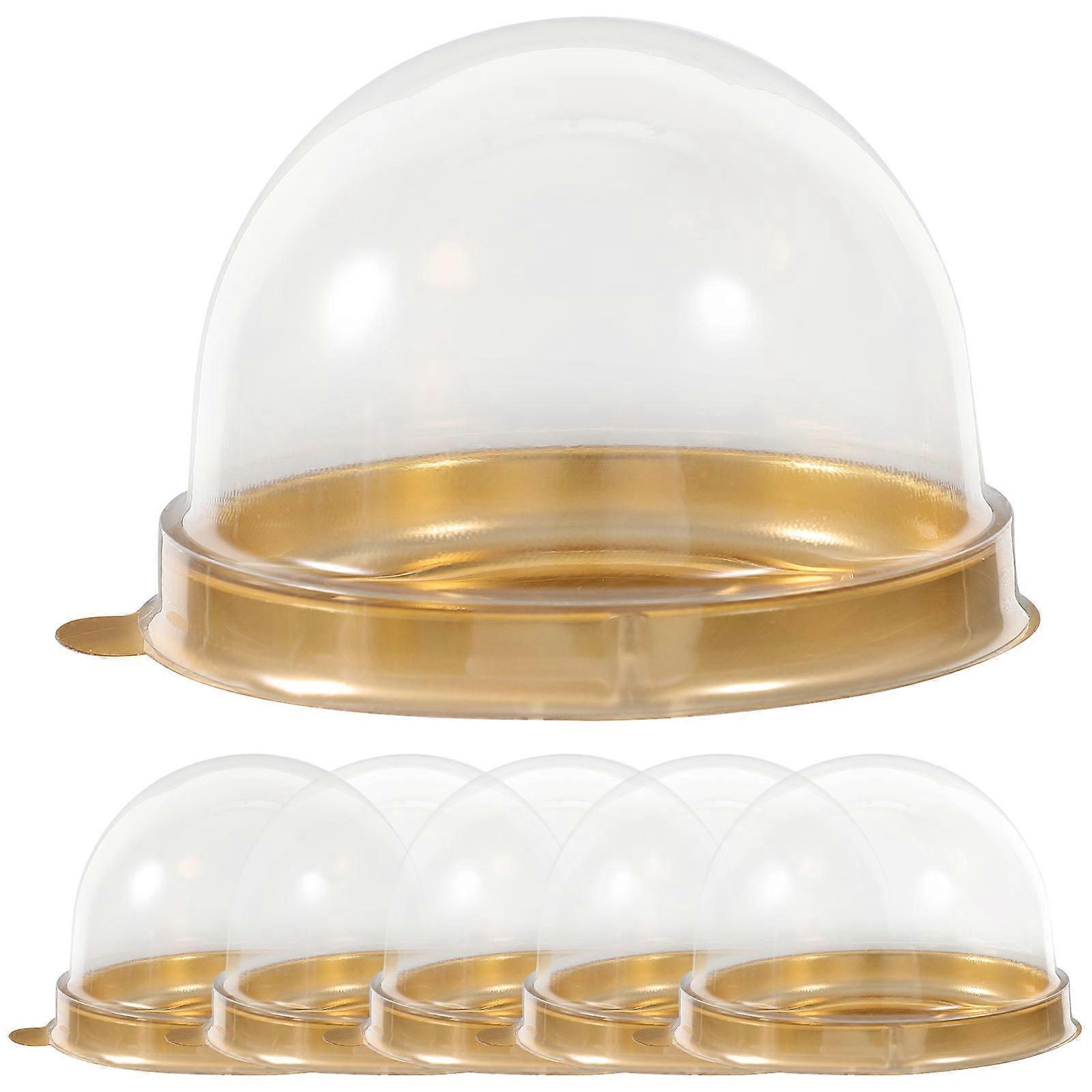 Golden Boxes for Storage Small Cake Boxes with and Tight Buckle 50 Pieces