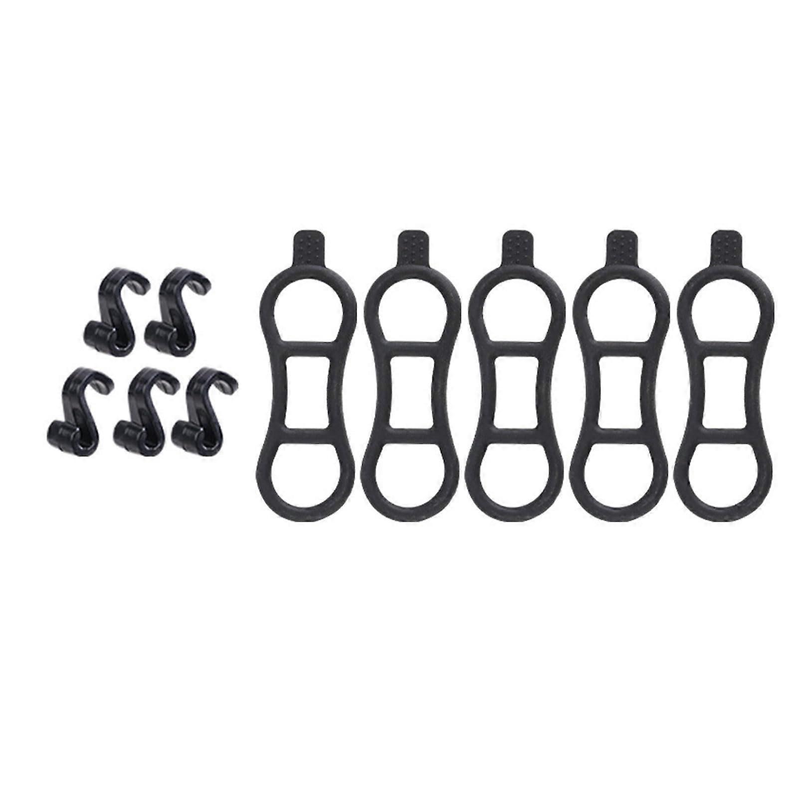 Bicycle flashlight strap for bicycles, handlebar strap, silicone, light mount, bicycle bandages, light fasteners, bandage set of 9