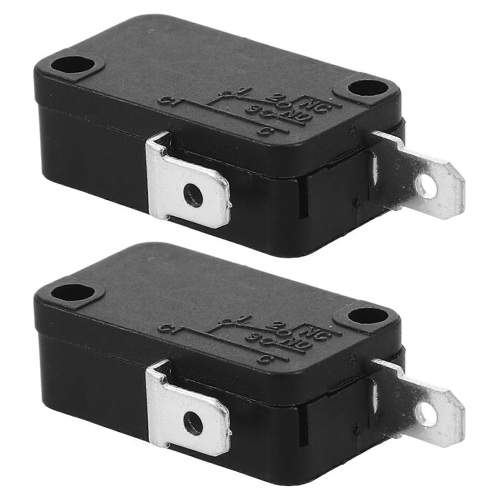 2Pcs Microwave Door Switch Replacement Universal Micro Momentary Switch