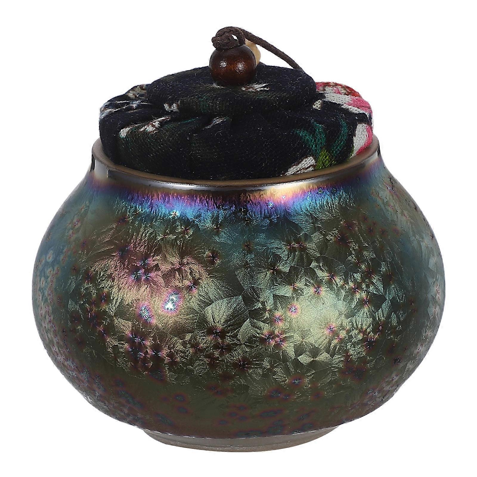 Multi Function Airtight Tea Canister Storage Jar for Loose Leaf Tea, Candy, Herbs – Decorative Home Organizer