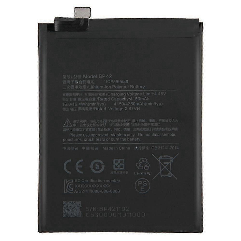 For Xiaomi Mi 11 Lite 4G/5G 3.87V 4150mAh Battery Replacement (Encode: BP42) (without Logo)