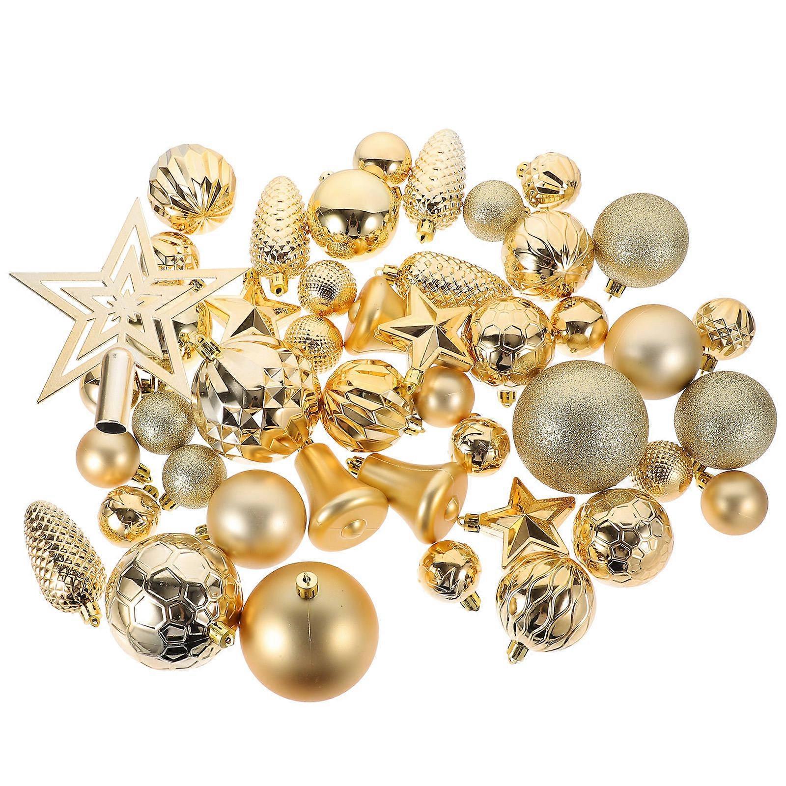 Colorful Tree Hanging Ornaments 45Pcs Designed For Holiday Tree Decoration Offering Unique Beauty And Convenient Decorating