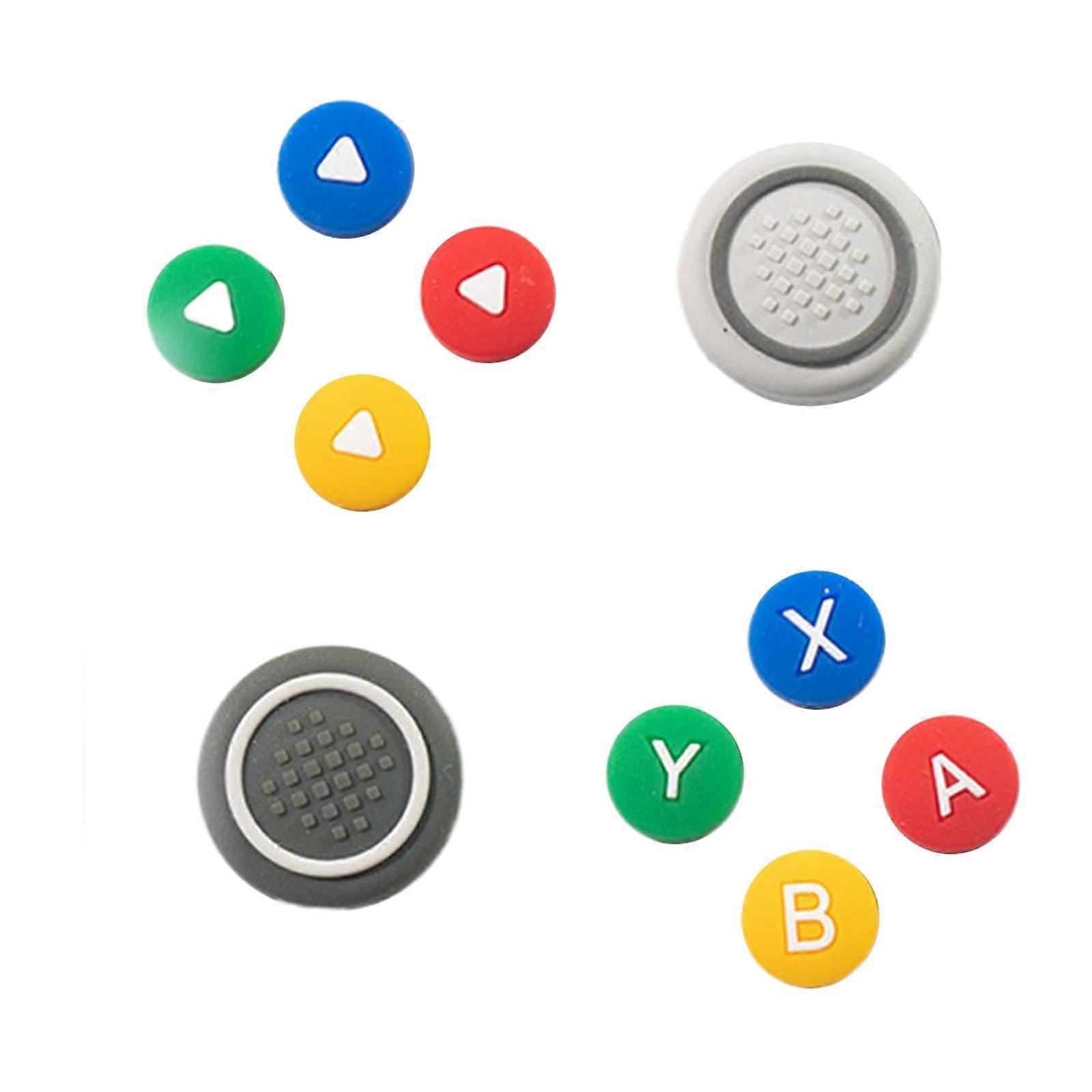 Protective Silicon Caps Set Thumbstick Grips Precisely Cut For Fit Color