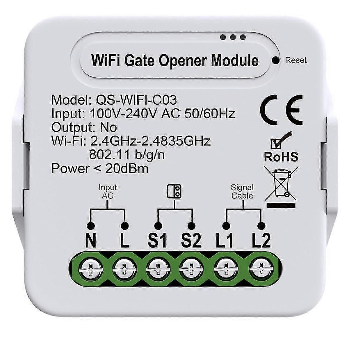 Tuya WiFi Smart Curtain Switch Module For Alexa Home(A)