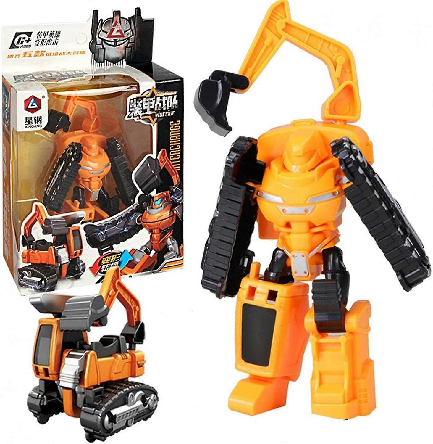 5 in 1 Shape Changing Toy Take Apart Toy Vehicle Set Cars Robot Converting Robot Toys Set Robot Action Figures for Kids Boys