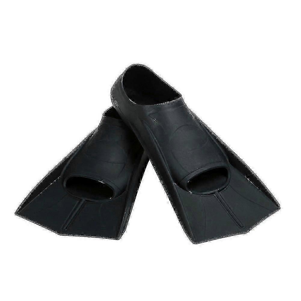 Blue 1 Pair Swimming Flippers Diving Soft Silicone Foot Fins