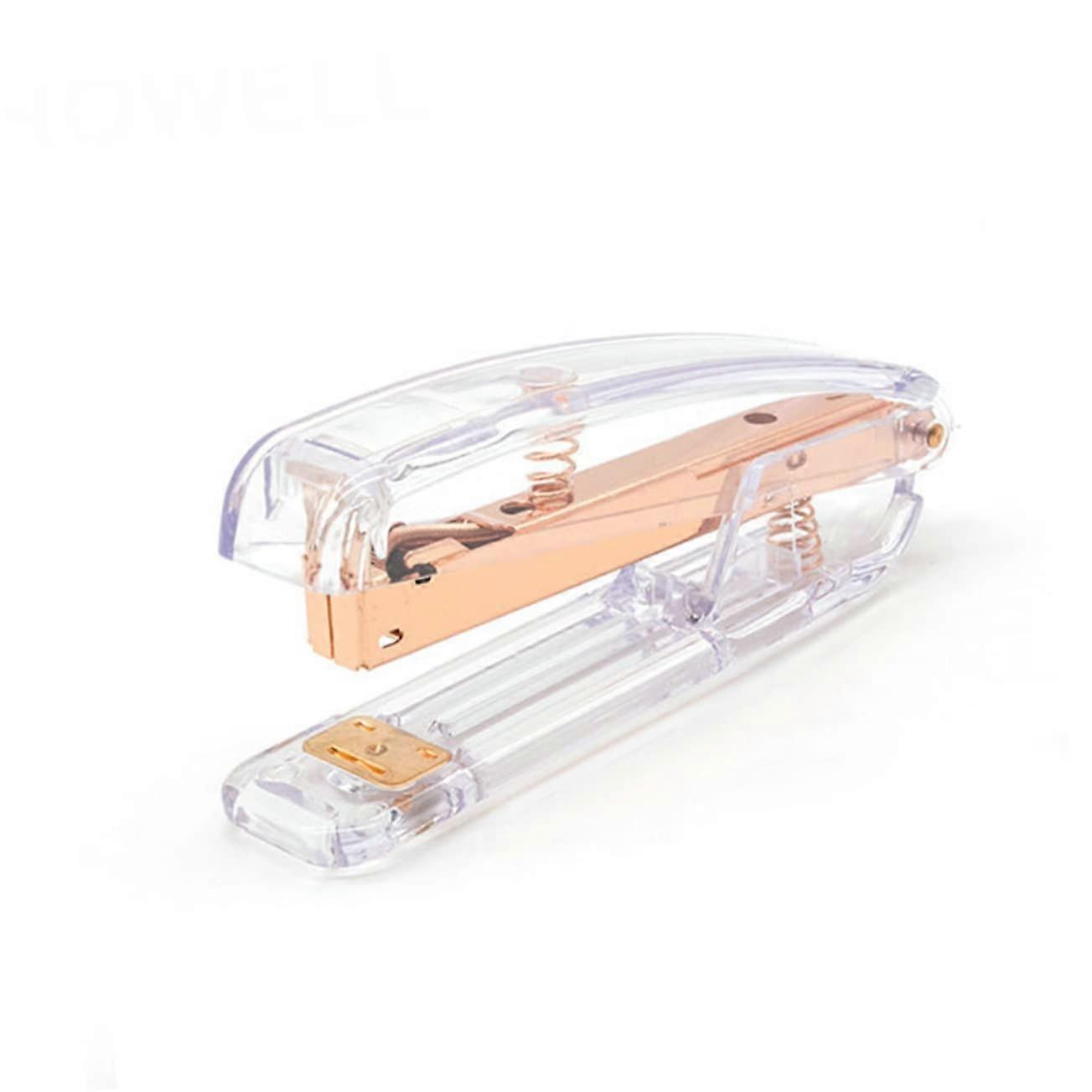 Gold Stapler - Metal Office Stapler for Documents, Stylish Desk Accessory for School and Home Office