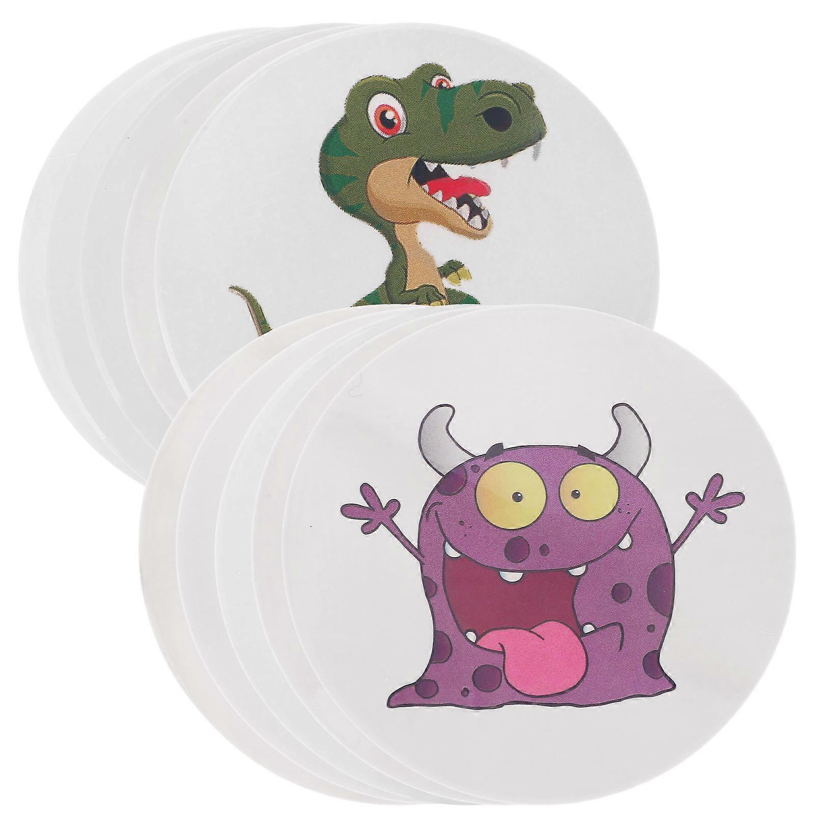 2 Sets Heat Reactive Color Changing Potty Training Stickers for Boys with Fun Cartoon Designs Easy to Install and Clean Motivational Toilet Training