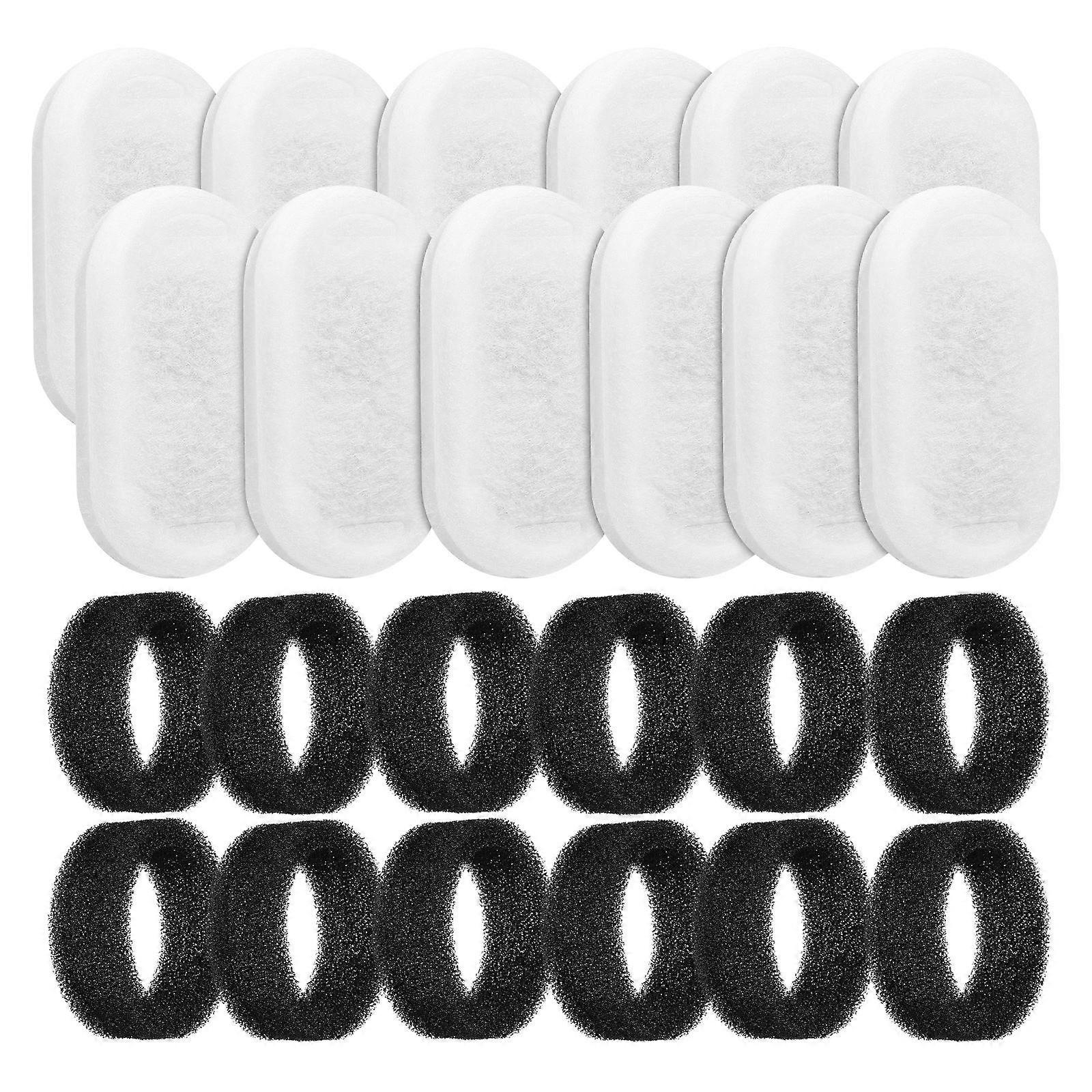Replacement Cat Fountain Filter 24Pcs Ideal For Pet Water Dispensers Daily Use Multi Water Purification