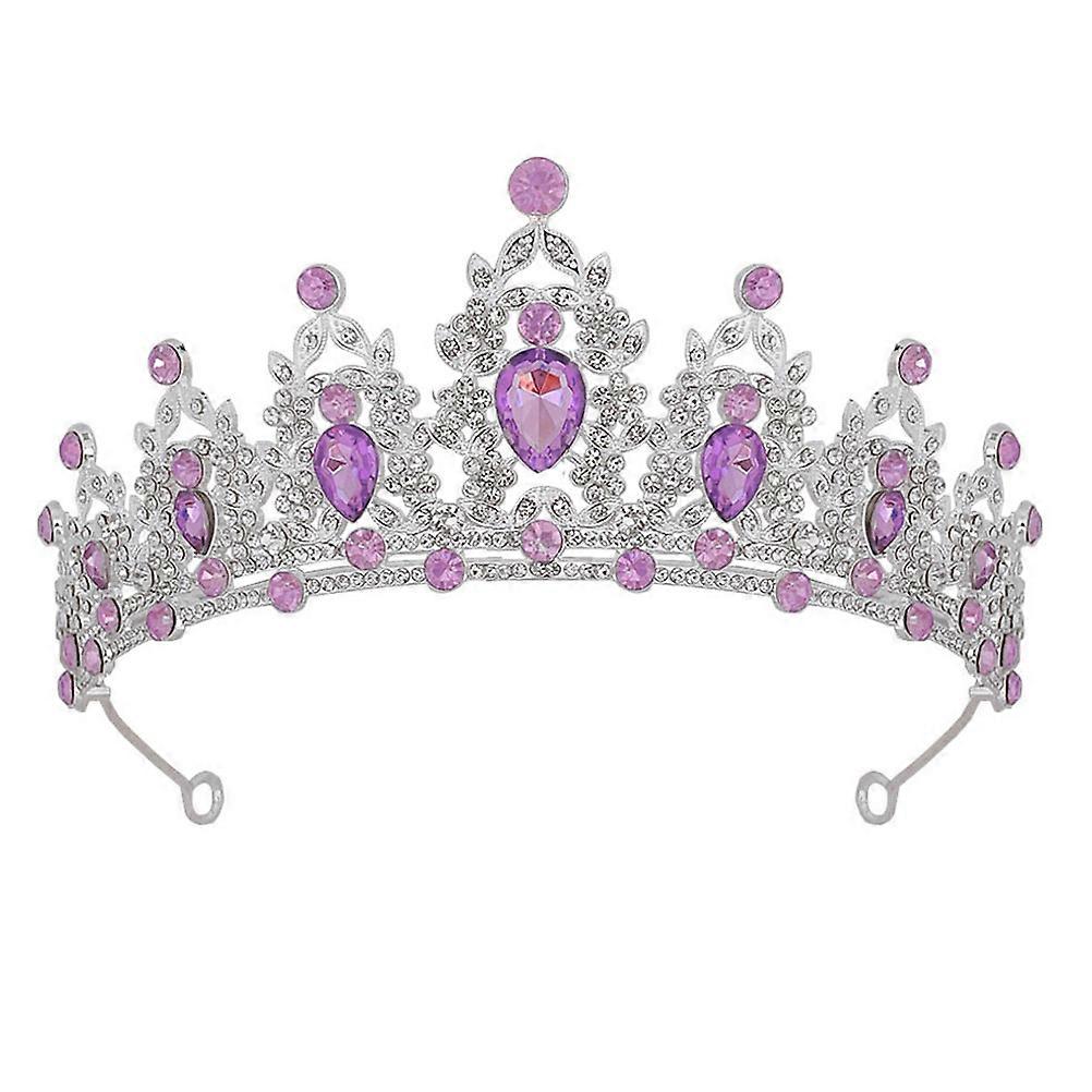 It sounds like you're referring to a **"Crystal Crown for Brides – Elegant Purple Tiara Headpiece for Women – Perfect for Weddings, Birthdays, and