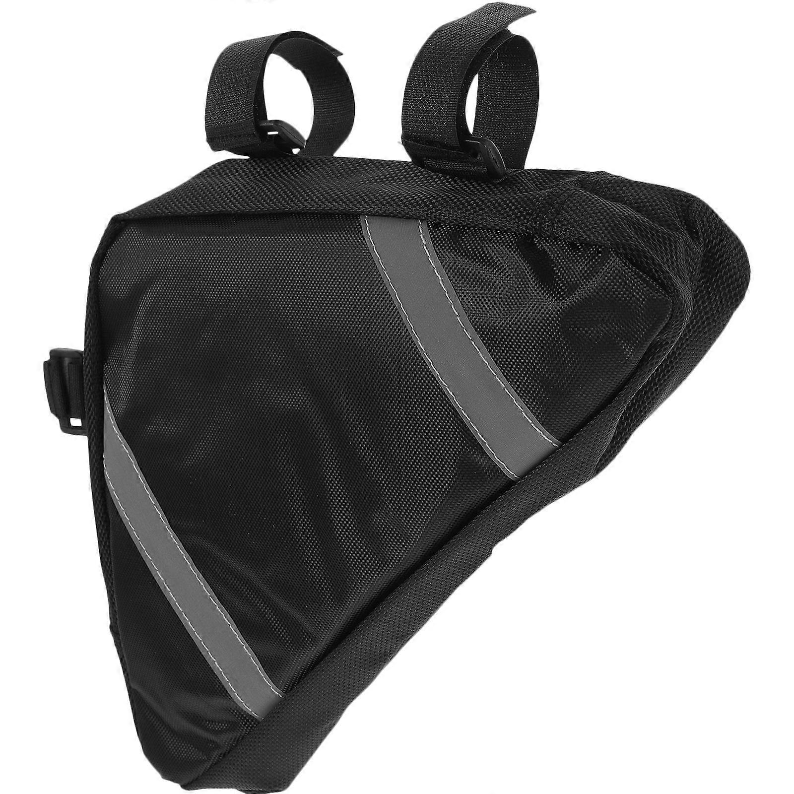 Lightweight Bike Frame Bag for Men – Durable Bicycle Pouch for Road and Mountain Bikes, Easy Clean Design for Travel Storage