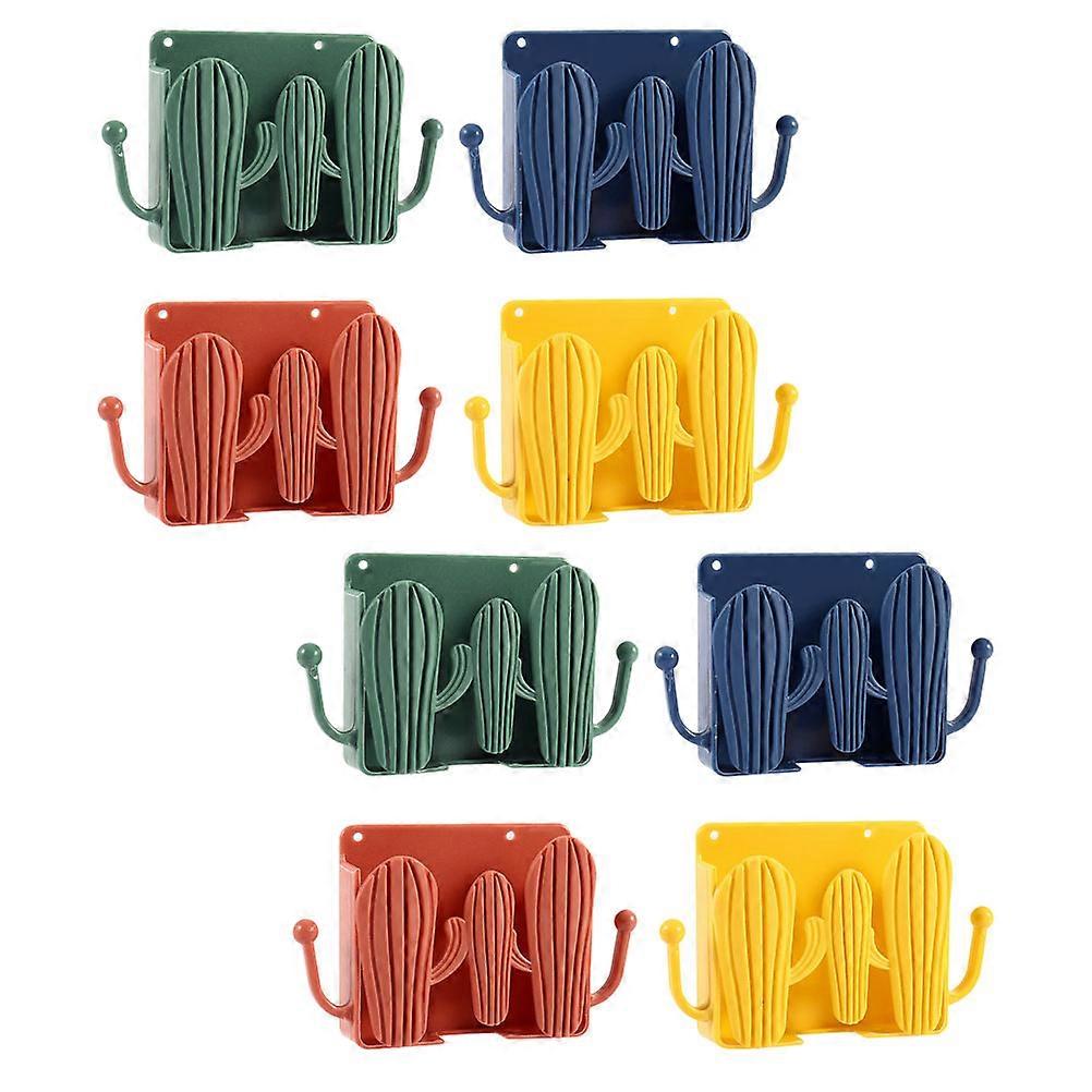 Wall Mounted Phone and Remote Controller Storage Box in Assorted Colors Made of PP Material