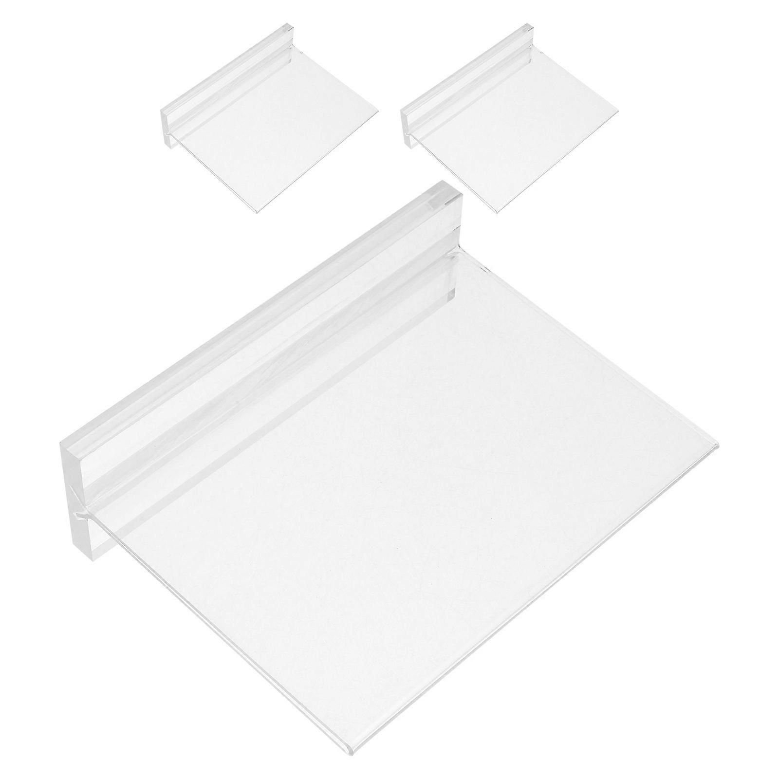 Clear Acrylic Double Sided Sign Holder Display Stand for Desk, Wedding Cards, Menus, Photos, and Artwork – Easy to Use & High Clarity
