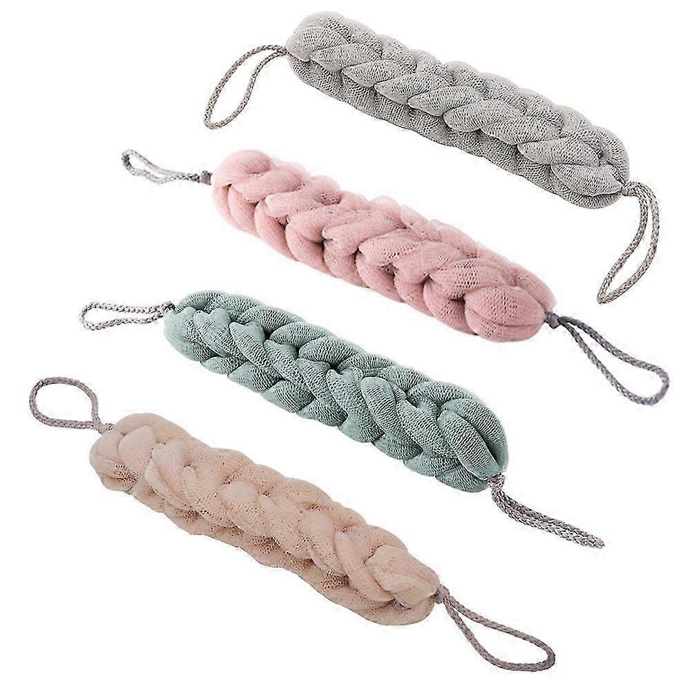 Versatile 4-Pack Loofah Towel Sponges for a Refreshing Shower Routine