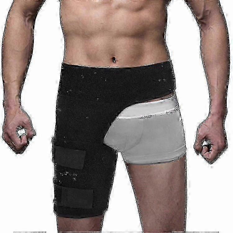 Ljumskstöd Höftstöd Kompression Ljumskomslag För Lår Hamstring Jiujiuso