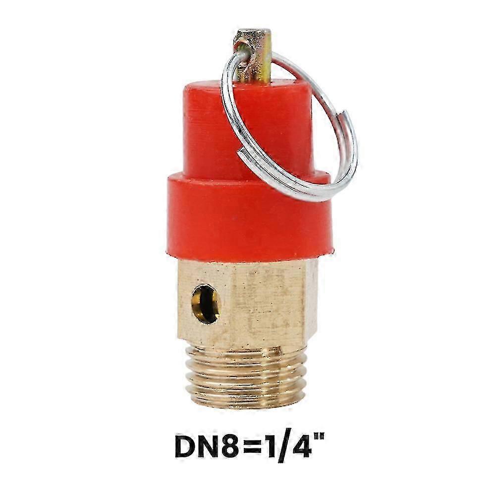 1/8 1/4 Brass BSP Air Compressor Pressure Safety Relief Valve 120PSI 38mm*9mm Air Compressor Relief Valve Pressure Regulator-Excellent