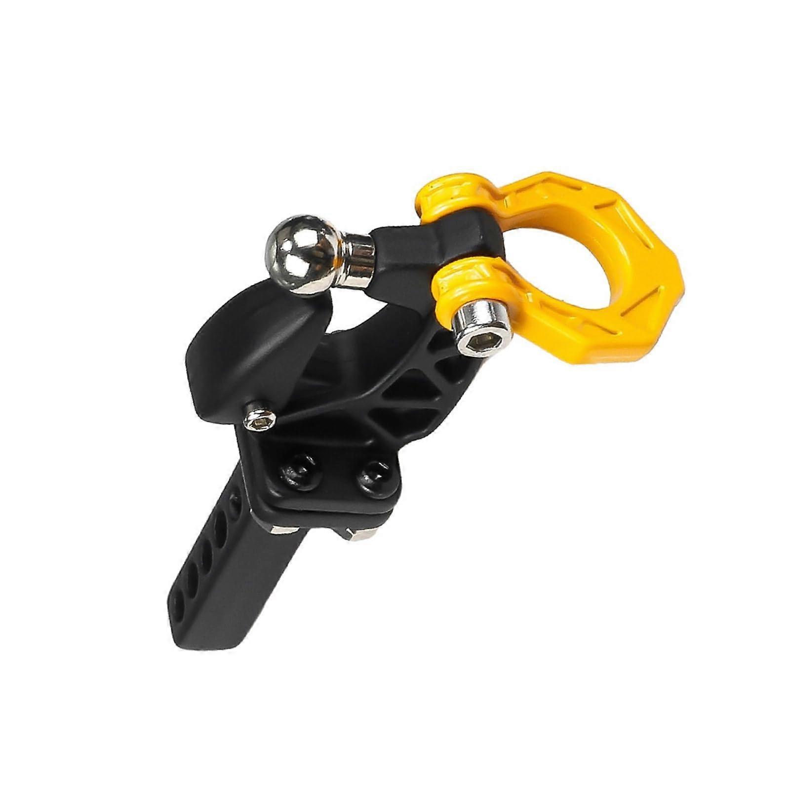 Multifunctional Hitches Receiver Accessory for 1/10 Scale Toy Crawler Metal Alloy Daily Yellow