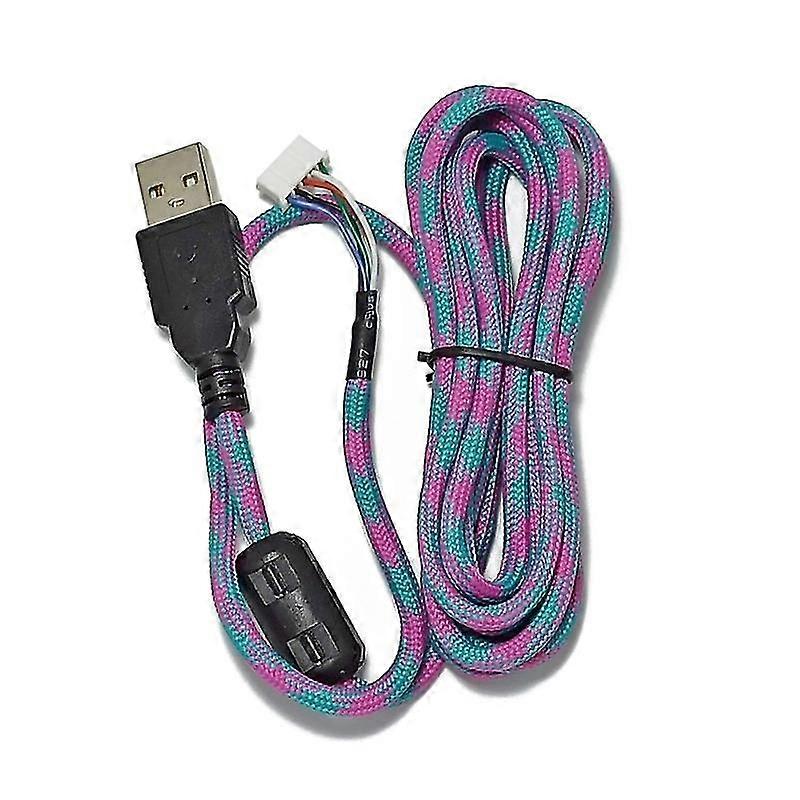 DIY Universal Durable Nylon Braided Mouse Line Fast Data Transfer Mouse Cable
