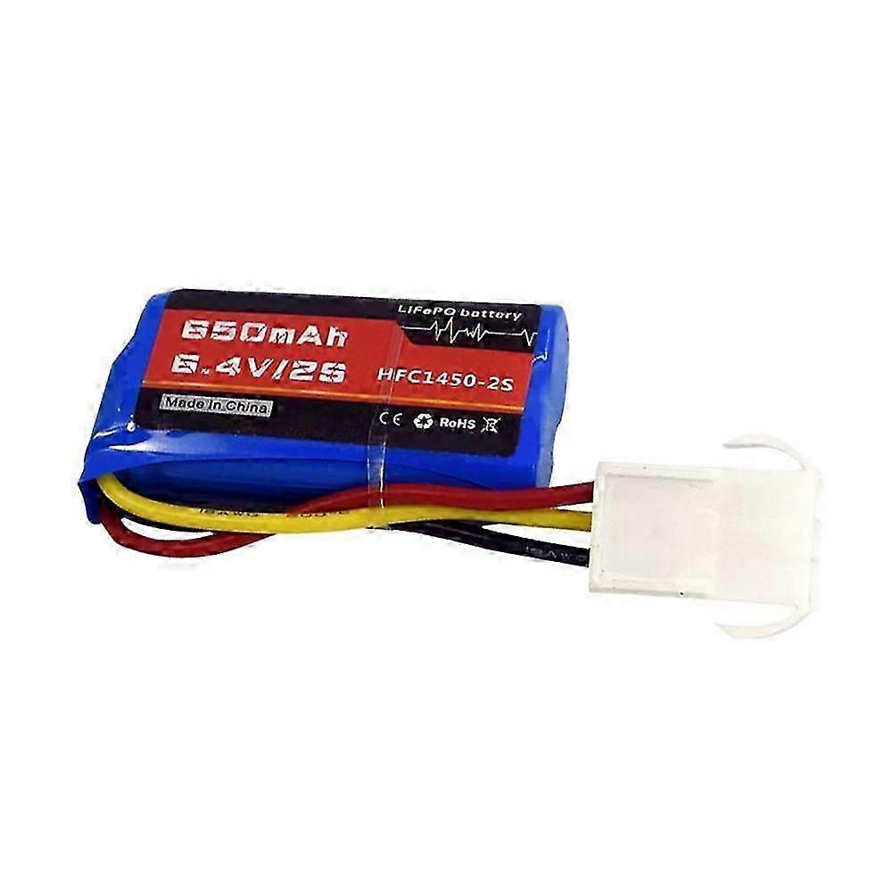 6.4V 650mAh LiFePO4 2S Battery EL4.5-3P For RC Cars Trucks And Boats High Performance Fast Charging