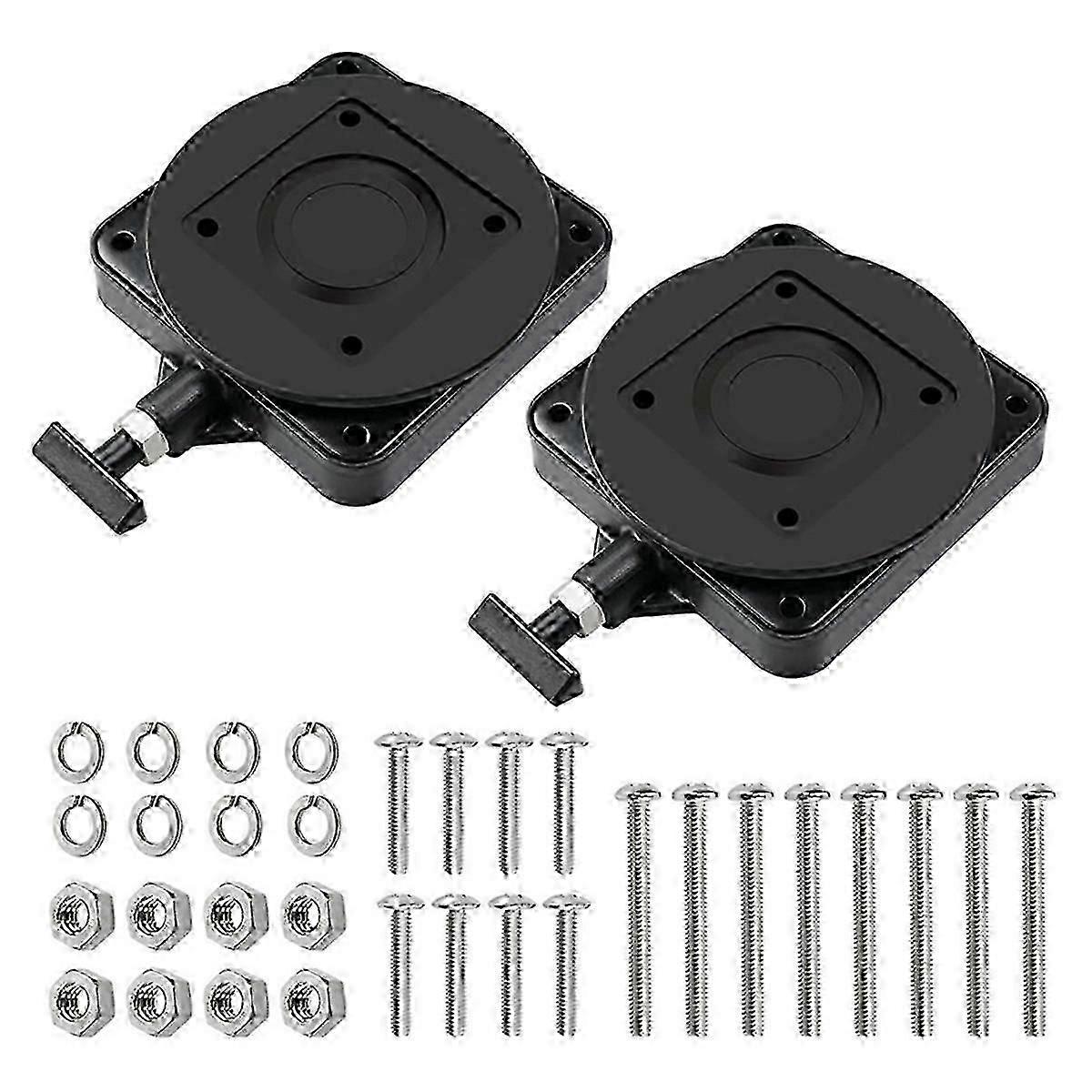 2Pack 2207003 Low-Profile Swivel Base Compatible with for Ca-Nnon 3991913 Downrigger Mount