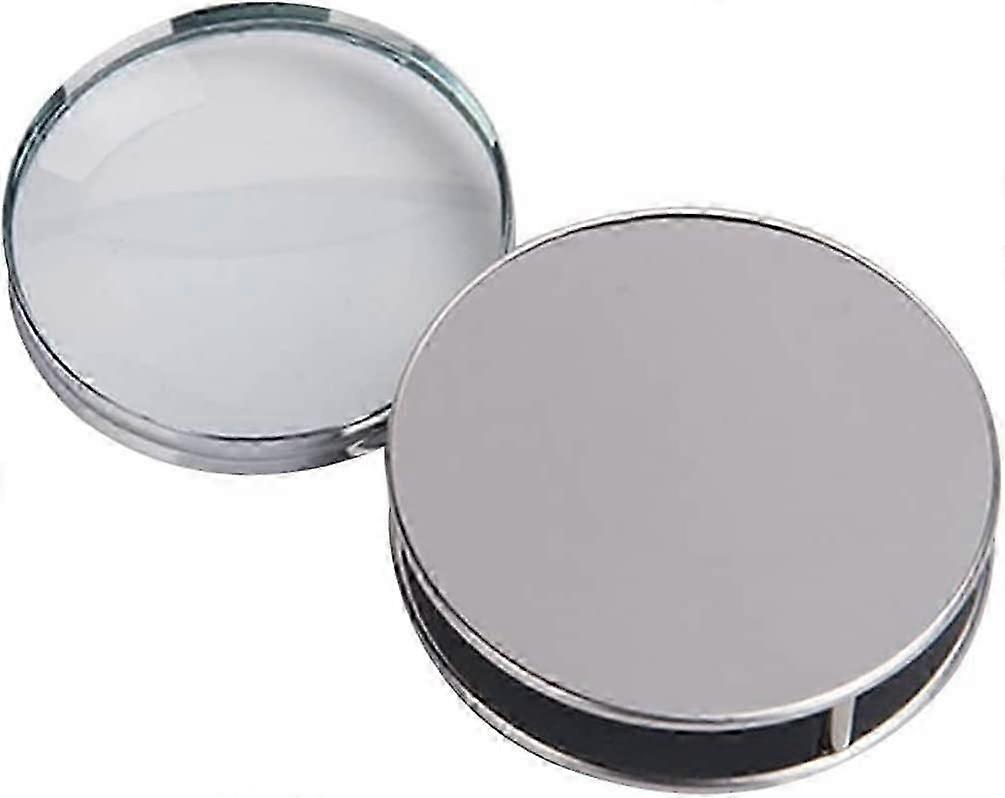 1Pc Portable Folding Magnifier Pocket Loupe Metal Reading Magnifying Glass Lens 10X 60mm for Inspection Science Office Travel Map