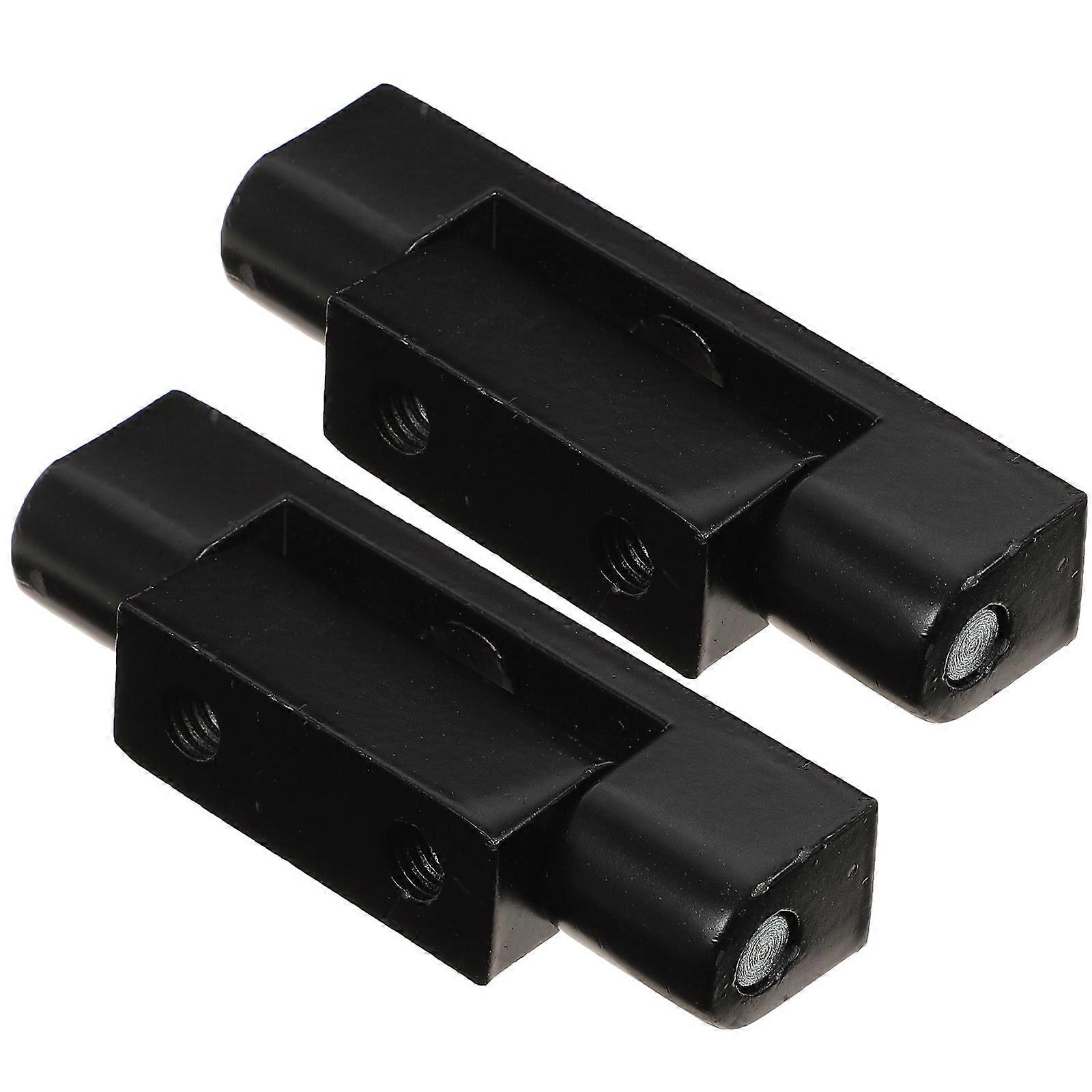 Black Aluminum Alloy Cabinet Hinges for Chassis Easy to Install and Remove 2pcs Small Size