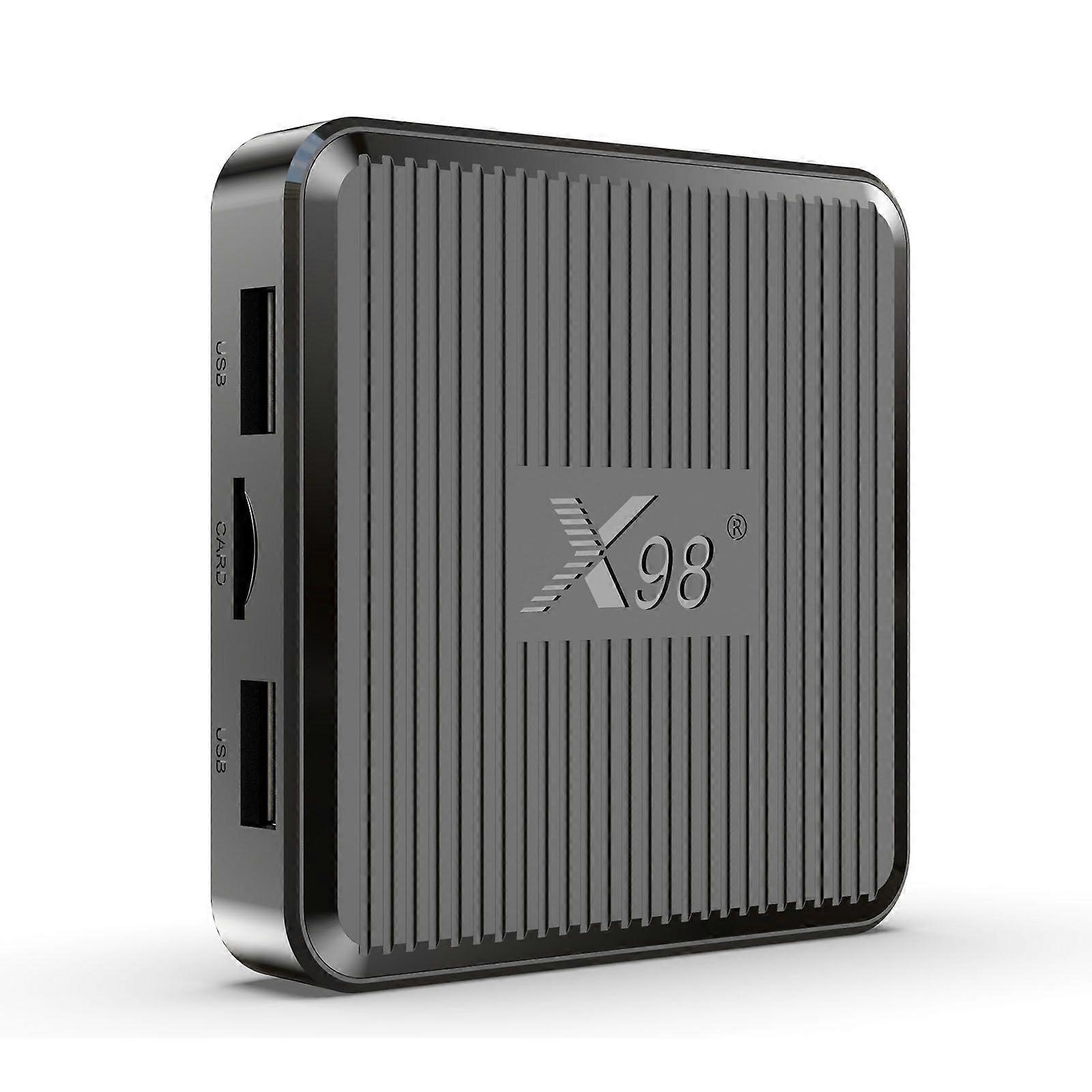 X98Q Android 11.0 Smart TV Box Amlogic S905W2 UHD 4K Media Player 2.4G/5G Dual-band WiFi AV1 VP9 H.265 Decoding Remote Control