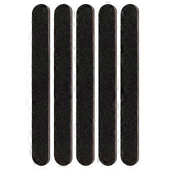 Professional nail file, set of 5 pieces with double-sided sanding plates, suitable for natural nails, nail styling and animal grooming - for home use 