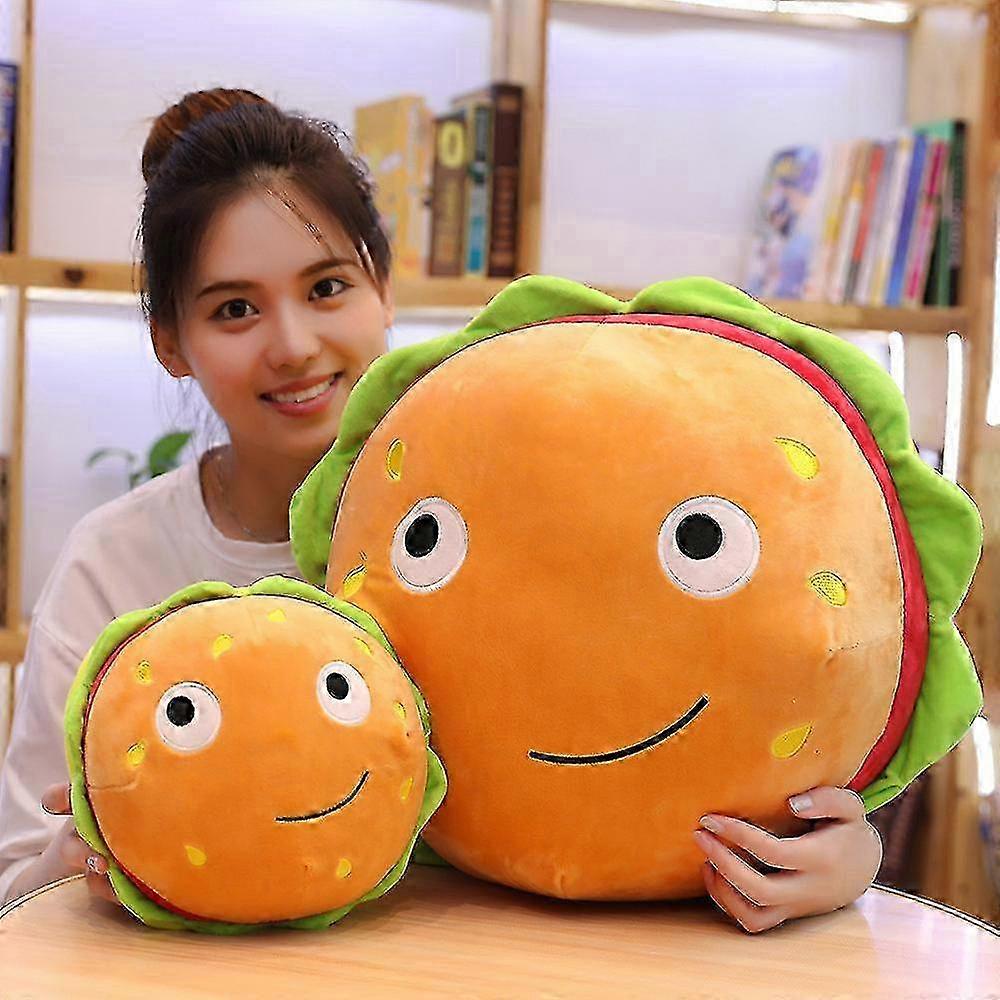 Plush Hamburger Pizza Toy Ice Cream French Fries Toy Stuffed Fast F...