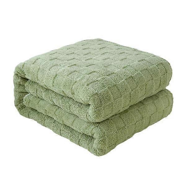 Warm Plaid Throw Sofa Large Size Fleece Throw Blanket Soft and Comfortable Bed Spring Summer Autumn and Winter