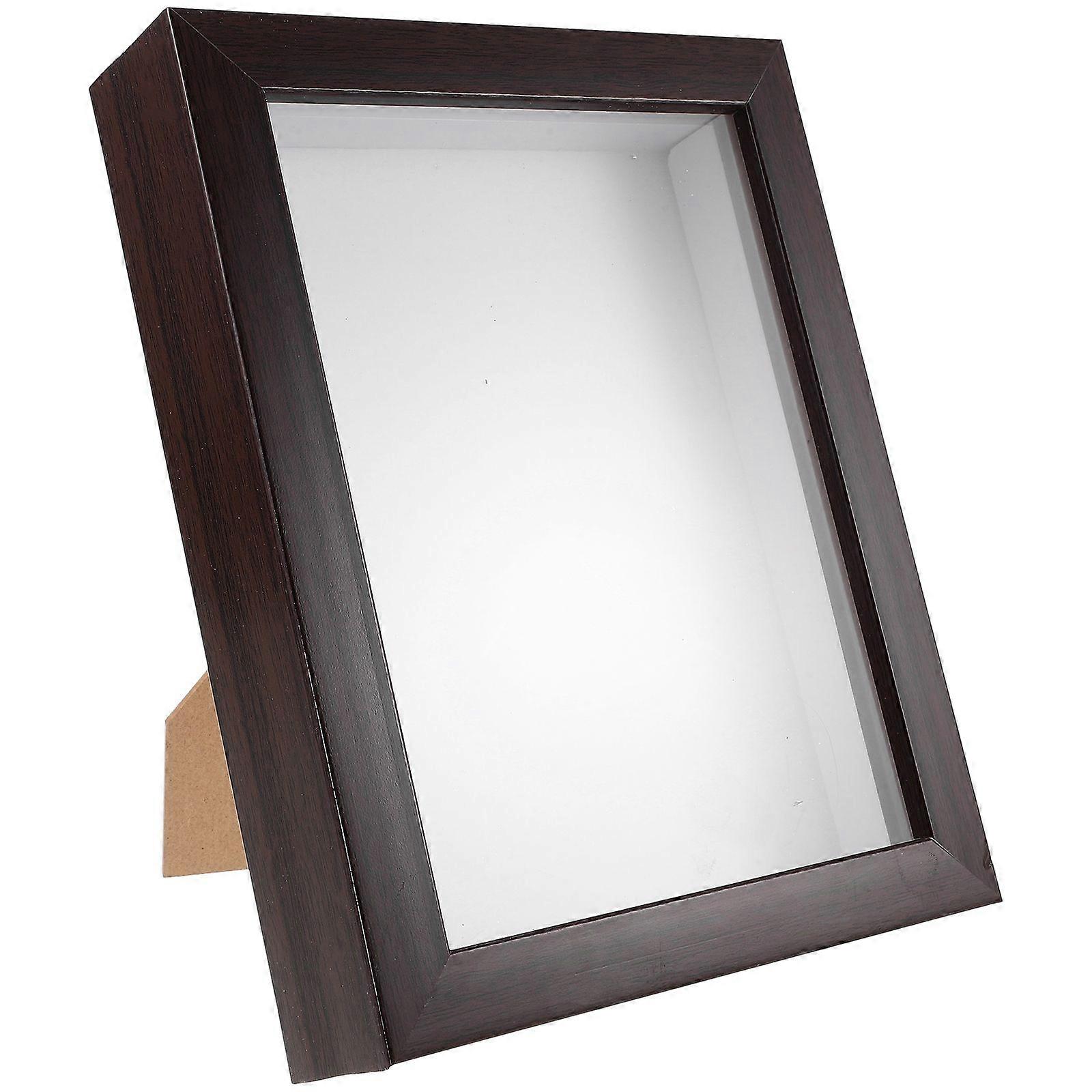 Shadow Box Picture Frame Dried Flower Frame Desktop Specimen Display Frame Holder For Diy