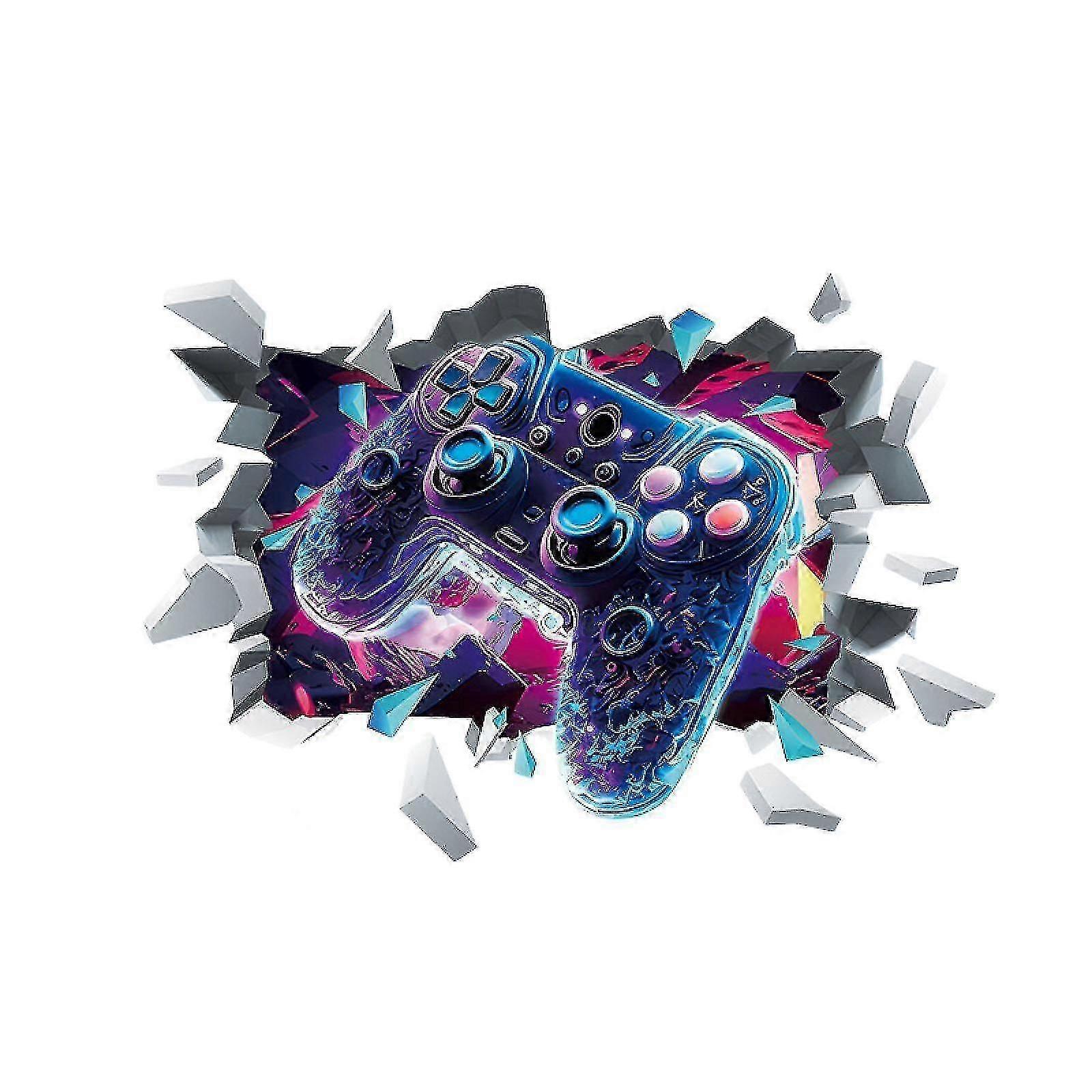 3D Player Wall Sticker Player Wall Decal DIY Gamer Wall Sticker Mod...
