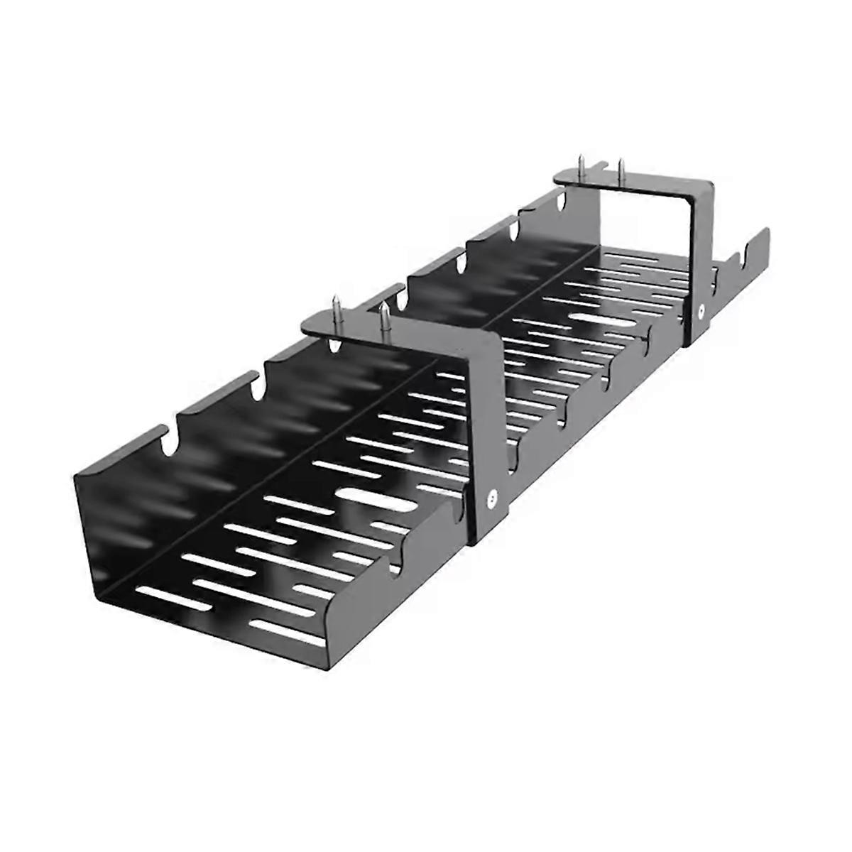 Desktop Portable Storage Table Underwire Frame Undertook Cable Management Tray Insert Fixture Metal Wire Management