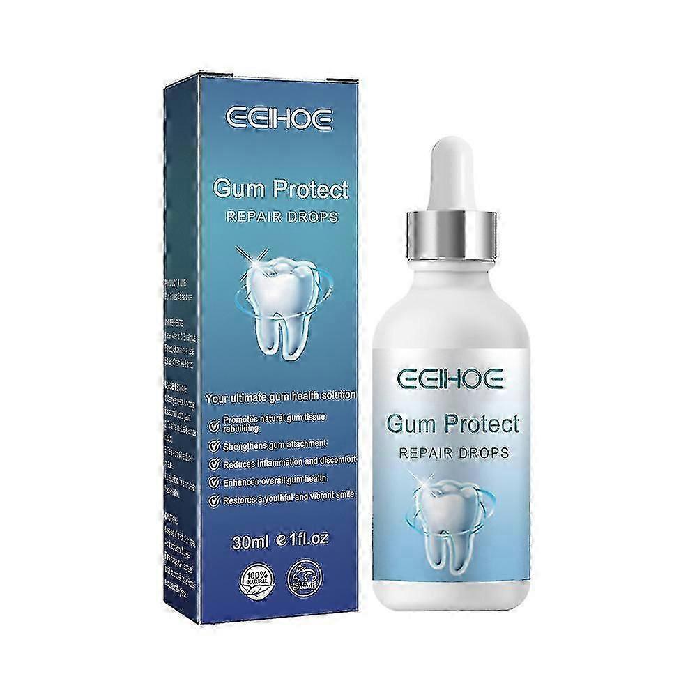 Natural Gum Restore Plus Liquid Drops Mouthwash,Gum Regrowth Drops,Receding Gum Treatment for Gum Health,Gum Repair for Receding Gums Fresh Breath,Gum