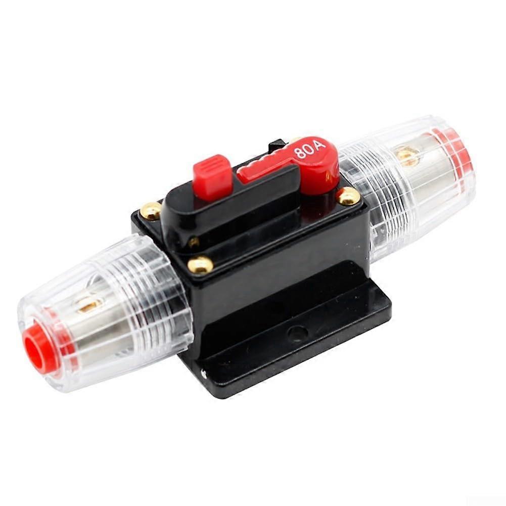 Auto Inline Fuse Breaker 60A For Vehicles, Short Circuit Protection, Plastic Housing