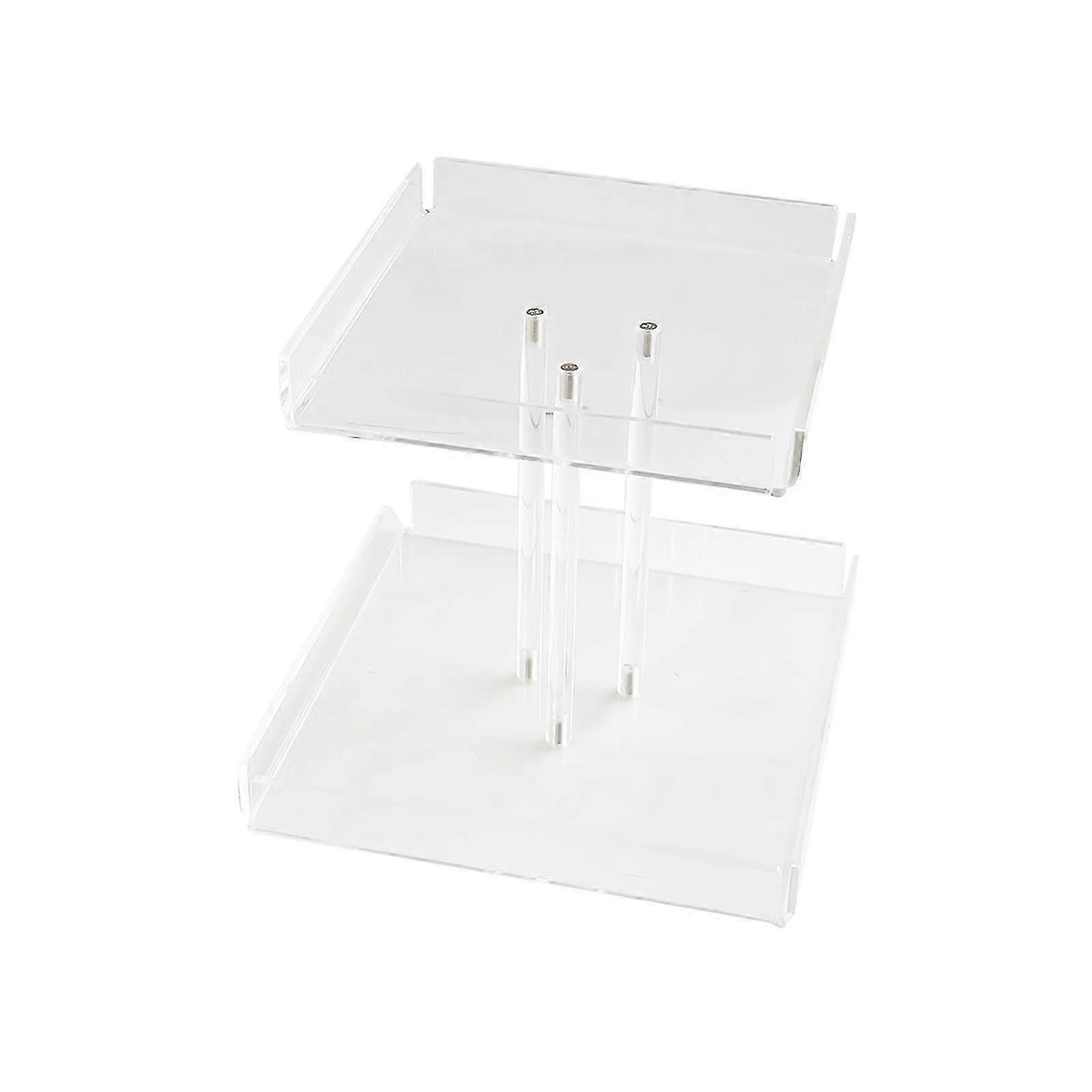 Acrylic Display Stand Acrylic Display Riser for Figurines Perfume Dessert
