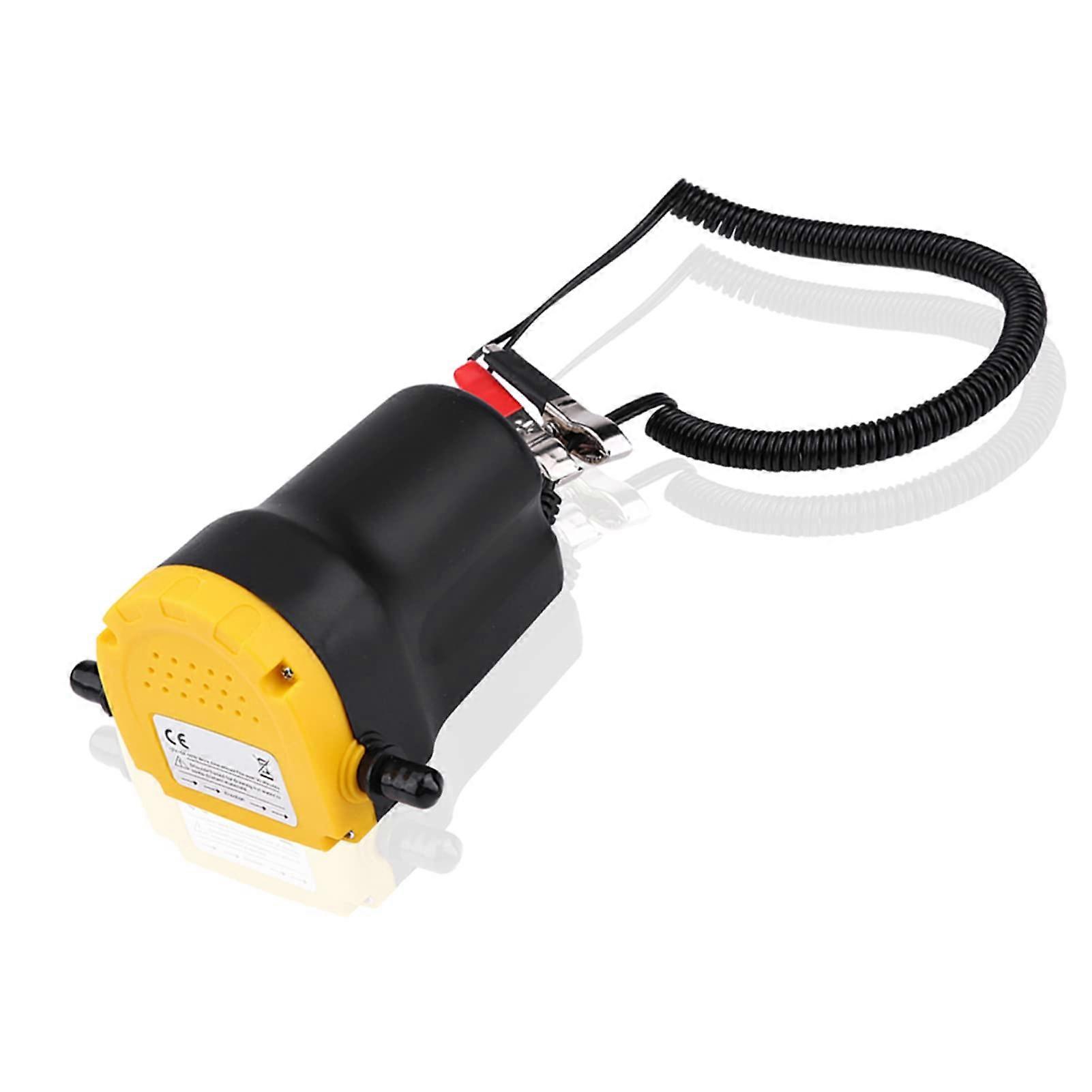 12V 60W Fluid Extractor Electric Pump for Quick Oil Changes in Cars and Motorbikes, Portable and Efficient Design