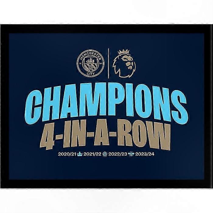 Four in a Row Art Print with Frame - Stylish Home and Office Wall Decoration